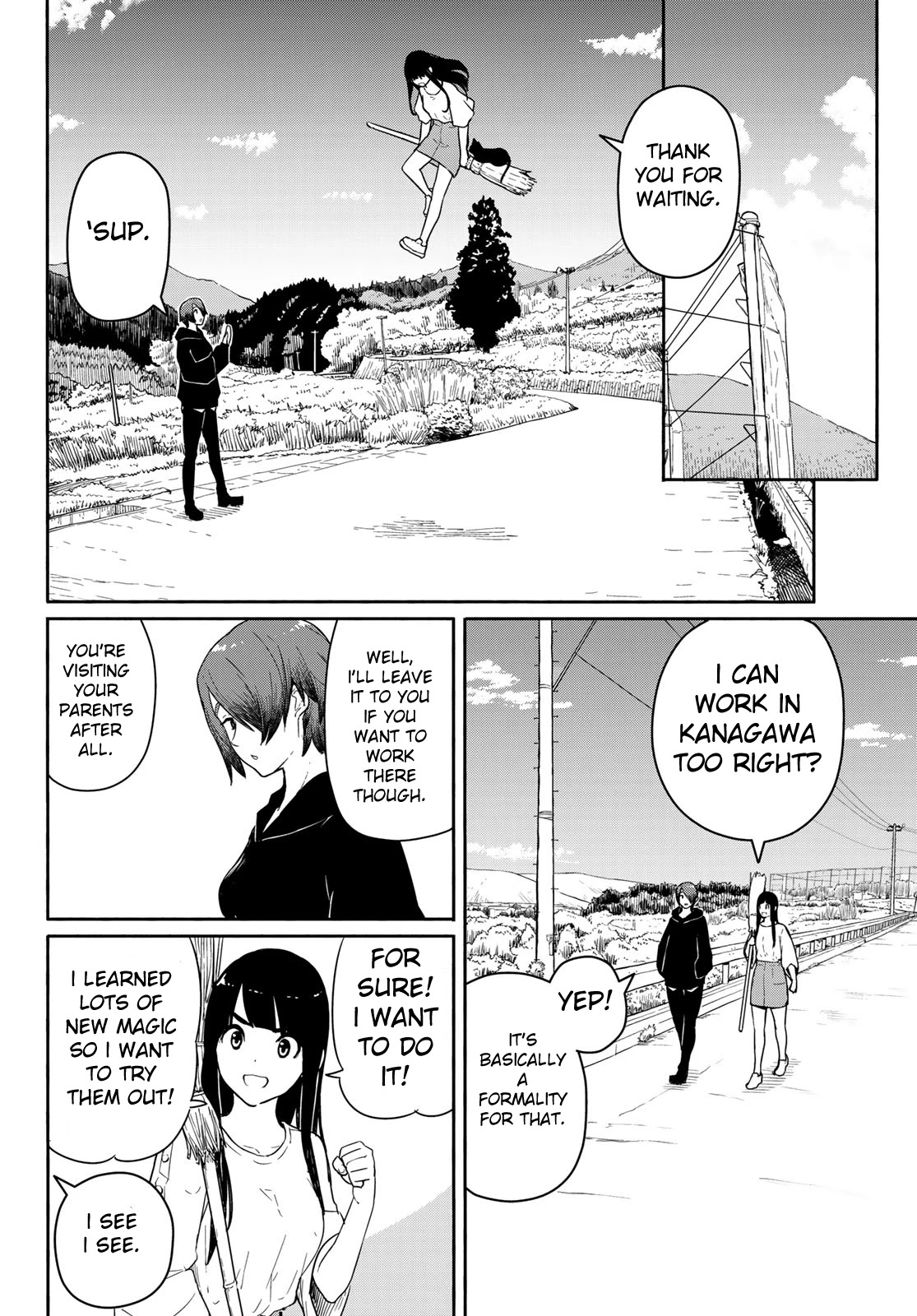 Flying Witch (ISHIZUKA Chihiro) Chapter 56 page 8 - Chapter 56: Witches' association Hirosaki division