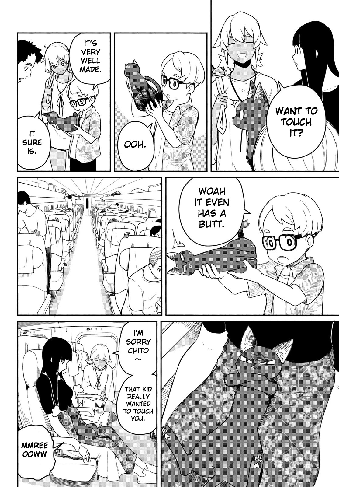 Flying Witch (ISHIZUKA Chihiro) Chapter 57 page 14 - Chapter 57: Fellow travelers, compassion for the cats