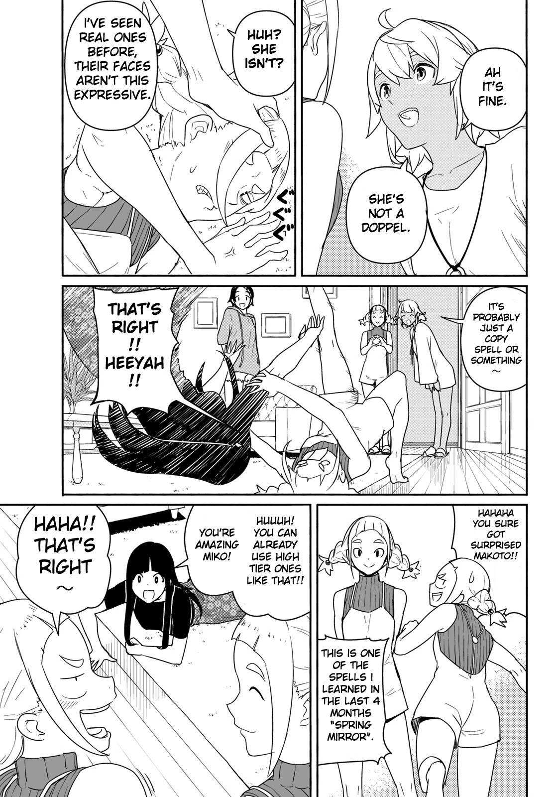 Flying Witch (ISHIZUKA Chihiro) Chapter 58 page 13 - Chapter 58: Family reunion after 4 months, multiplying best friend