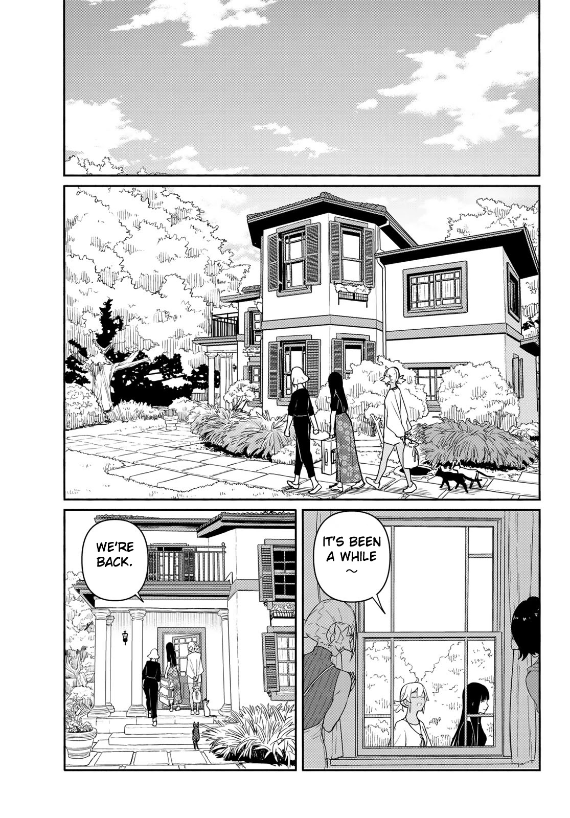 Flying Witch (ISHIZUKA Chihiro) Chapter 58 page 7 - Chapter 58: Family reunion after 4 months, multiplying best friend
