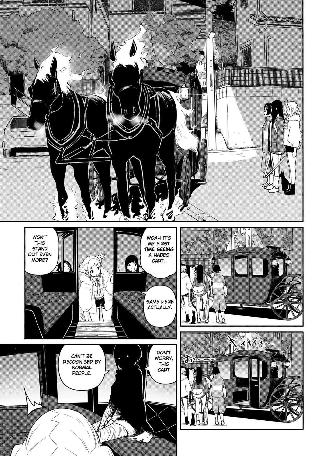 Flying Witch (ISHIZUKA Chihiro) Chapter 59 page 9 - Chapter 59: Work in the city