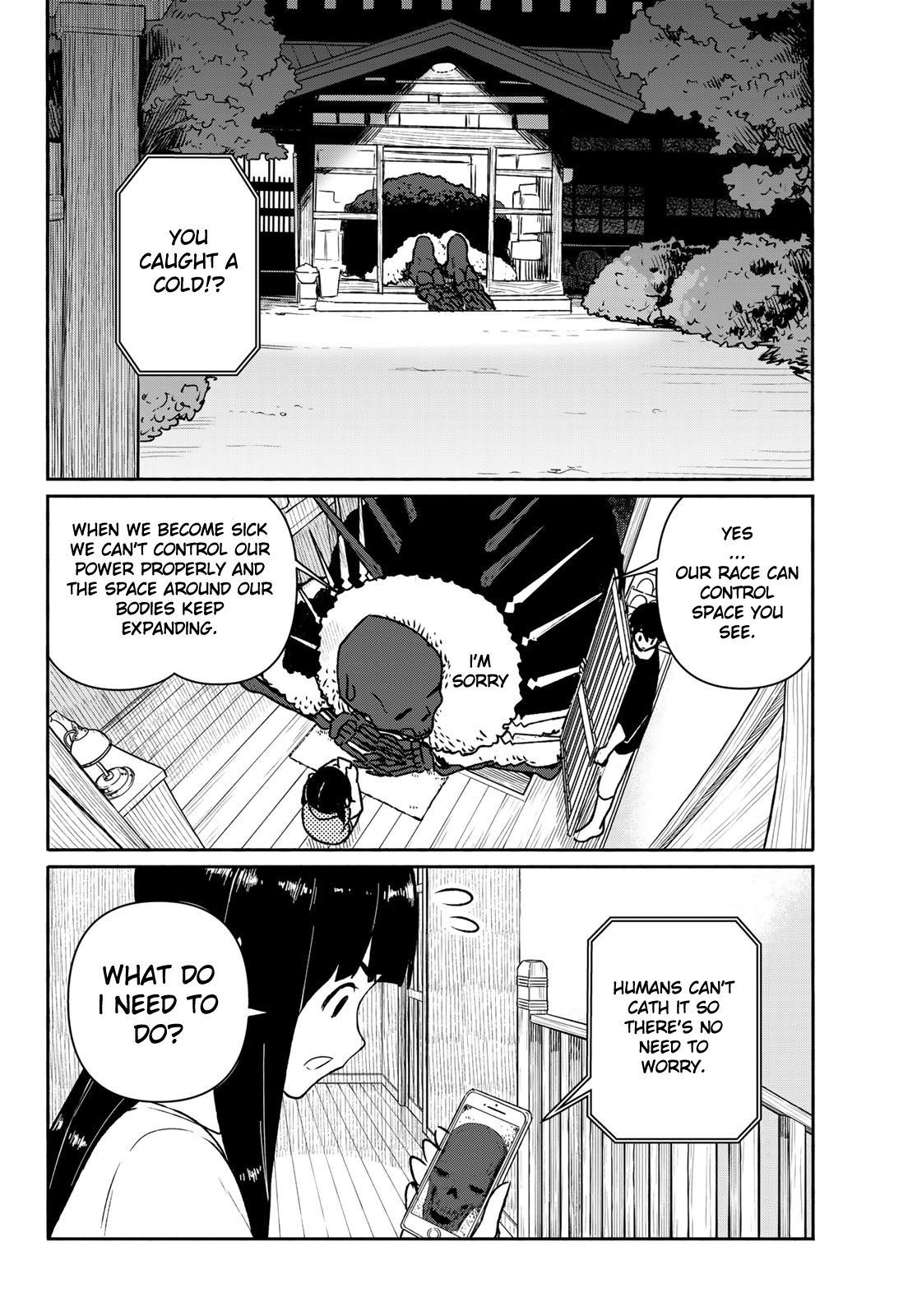 Flying Witch (ISHIZUKA Chihiro) Chapter 63 page 10 - Chapter 63: Opening a hole, balming the bones