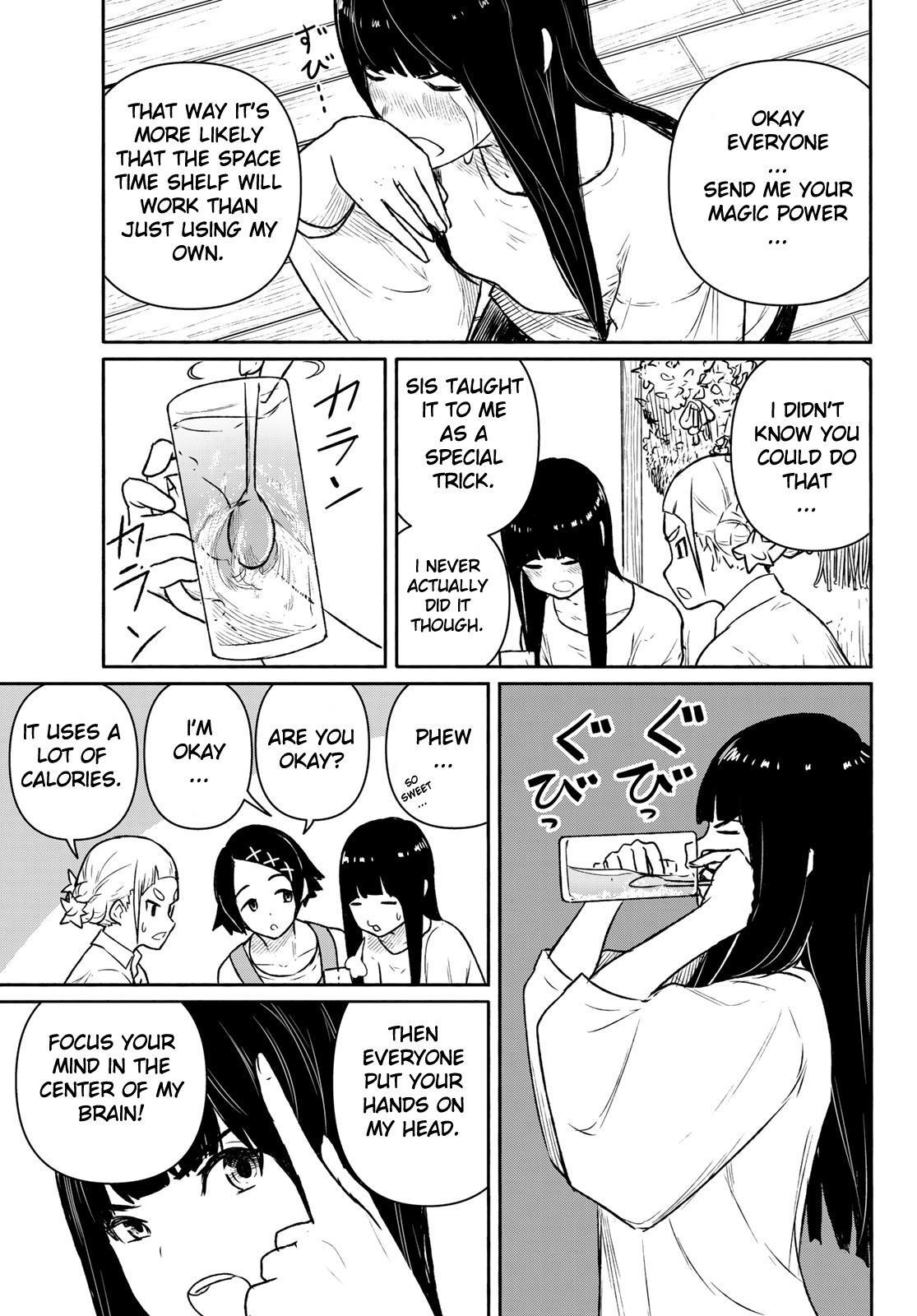 Flying Witch (ISHIZUKA Chihiro) Chapter 63 page 21 - Chapter 63: Opening a hole, balming the bones