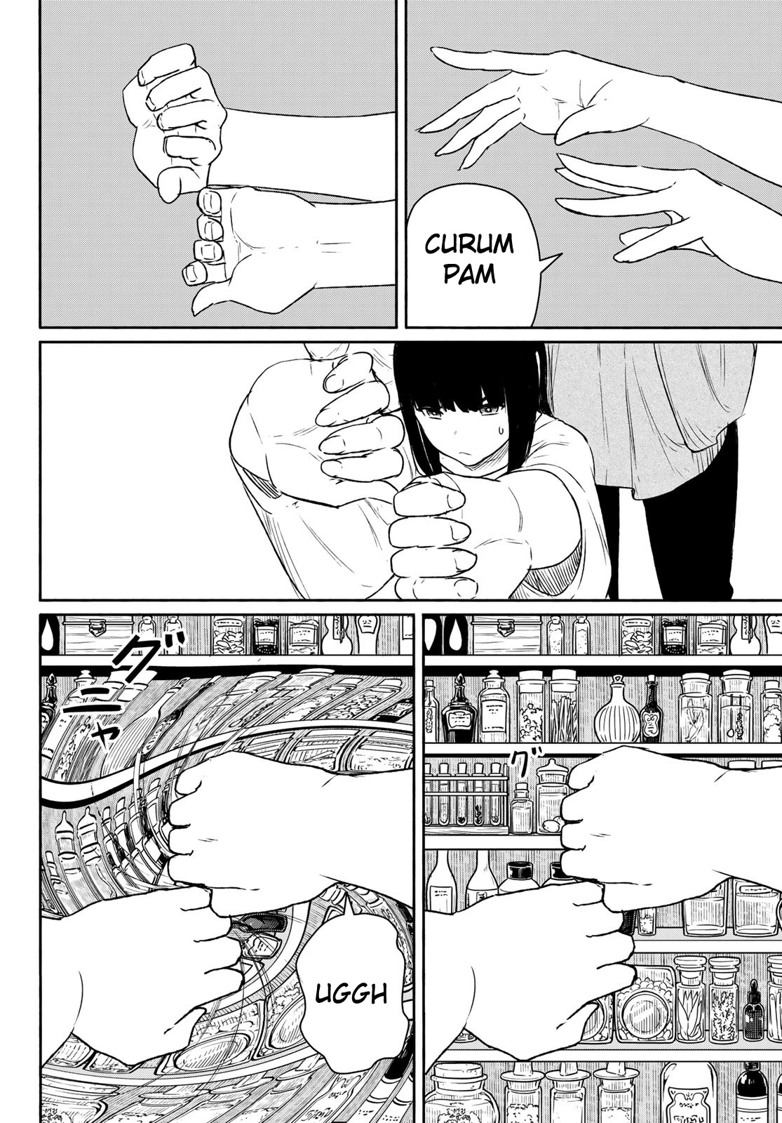 Flying Witch (ISHIZUKA Chihiro) Chapter 63 page 23 - Chapter 63: Opening a hole, balming the bones