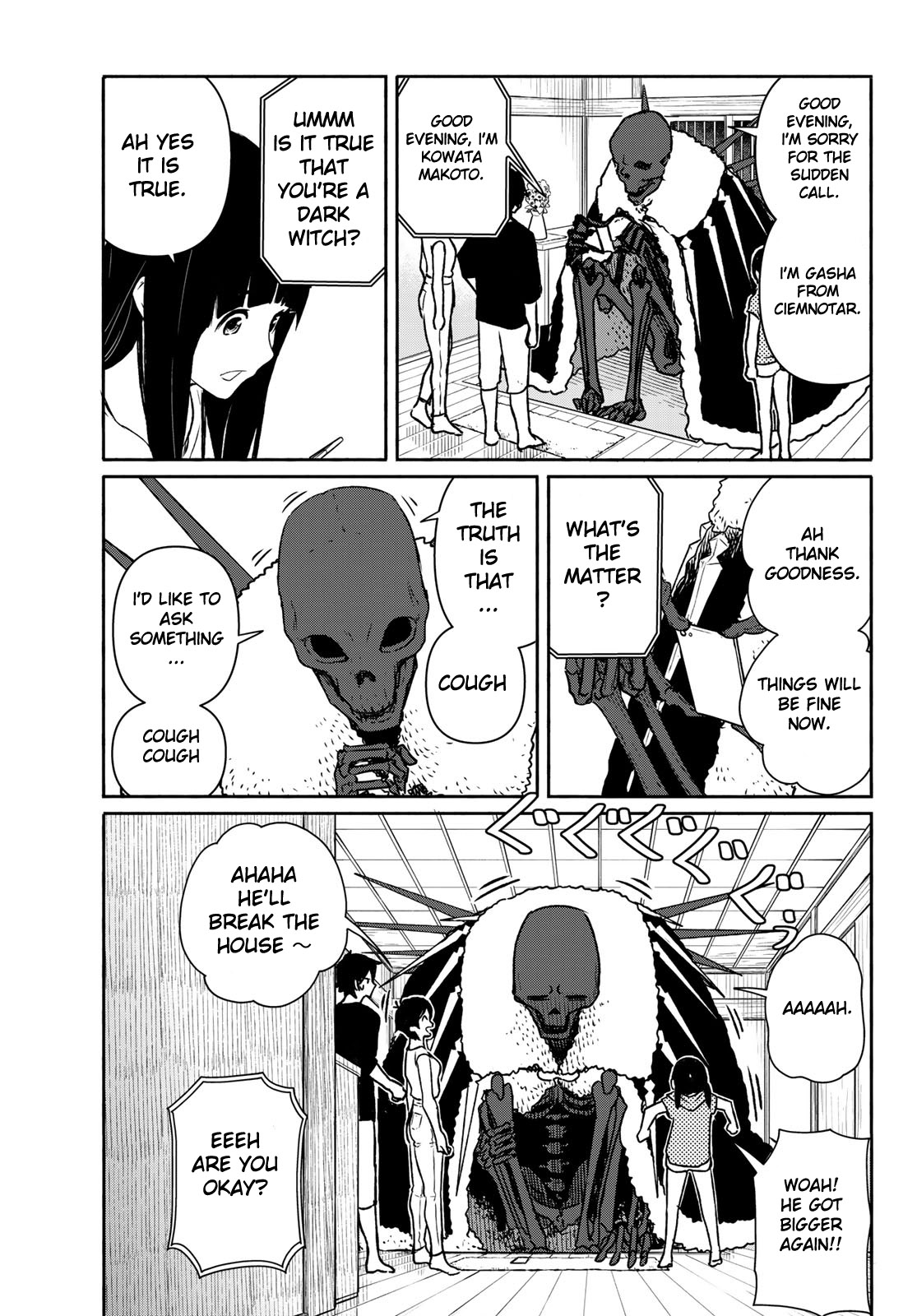 Flying Witch (ISHIZUKA Chihiro) Chapter 63 page 9 - Chapter 63: Opening a hole, balming the bones
