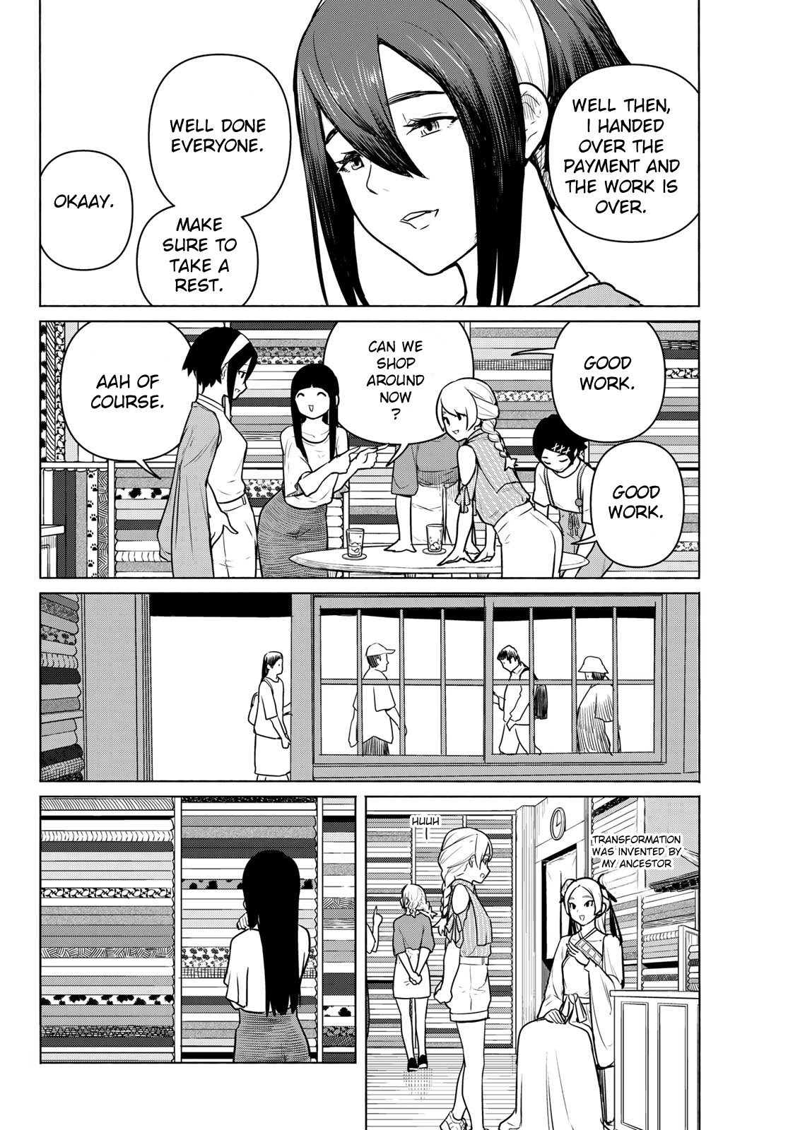 Flying Witch (ISHIZUKA Chihiro) Chapter 64 page 12 - Chapter 64: The cloth user witch