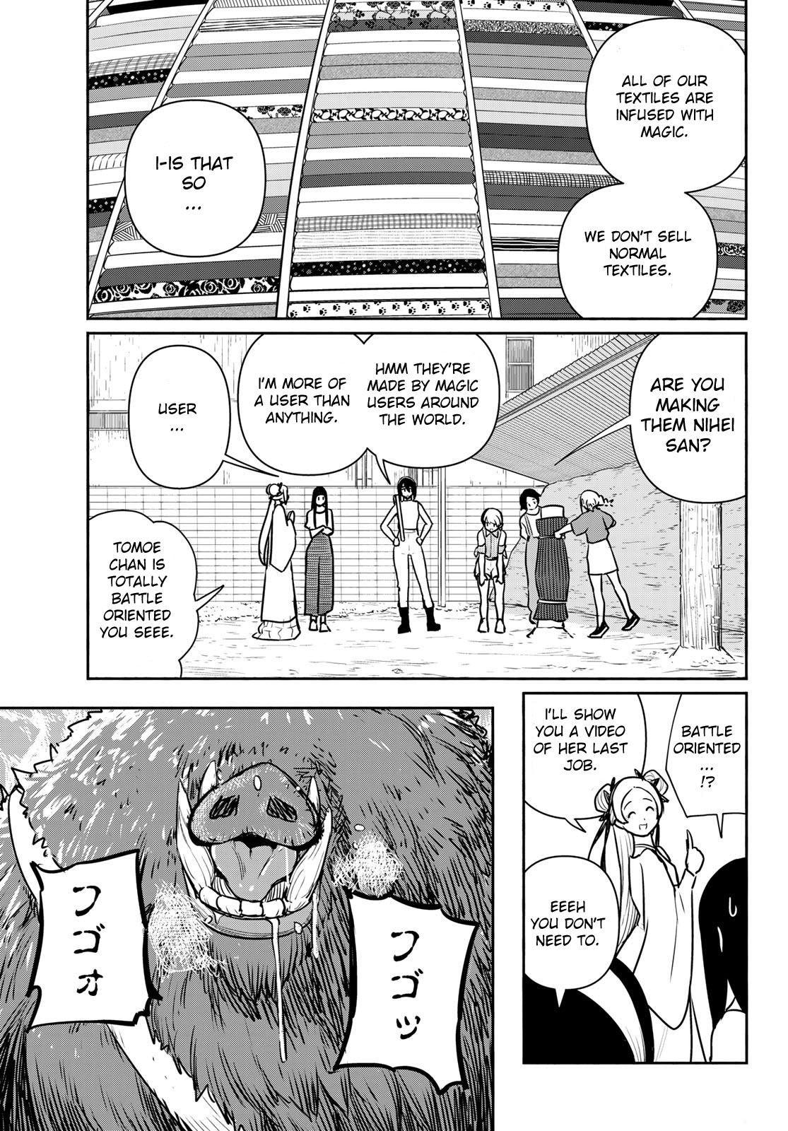 Flying Witch (ISHIZUKA Chihiro) Chapter 64 page 21 - Chapter 64: The cloth user witch