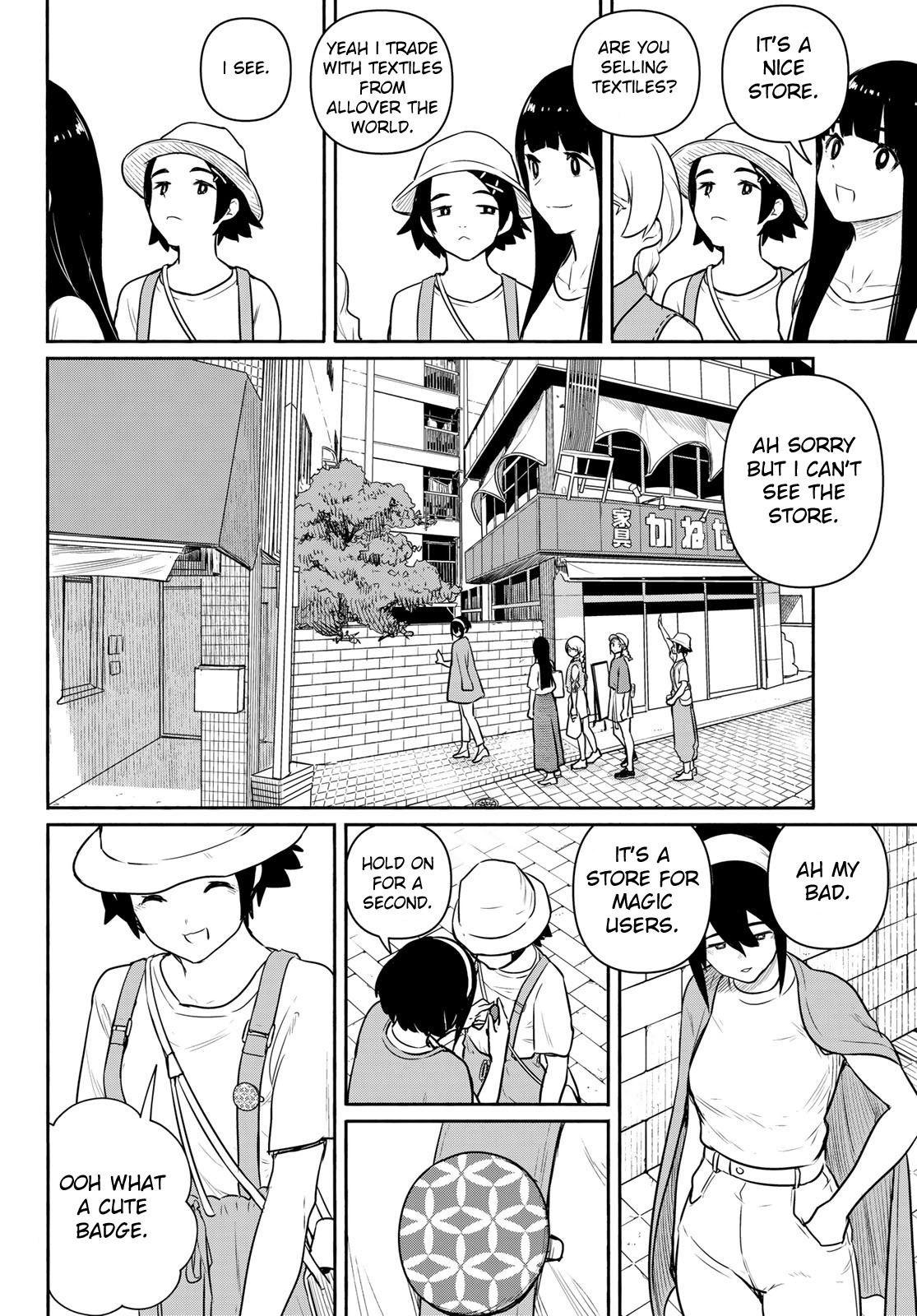 Flying Witch (ISHIZUKA Chihiro) Chapter 64 page 6 - Chapter 64: The cloth user witch