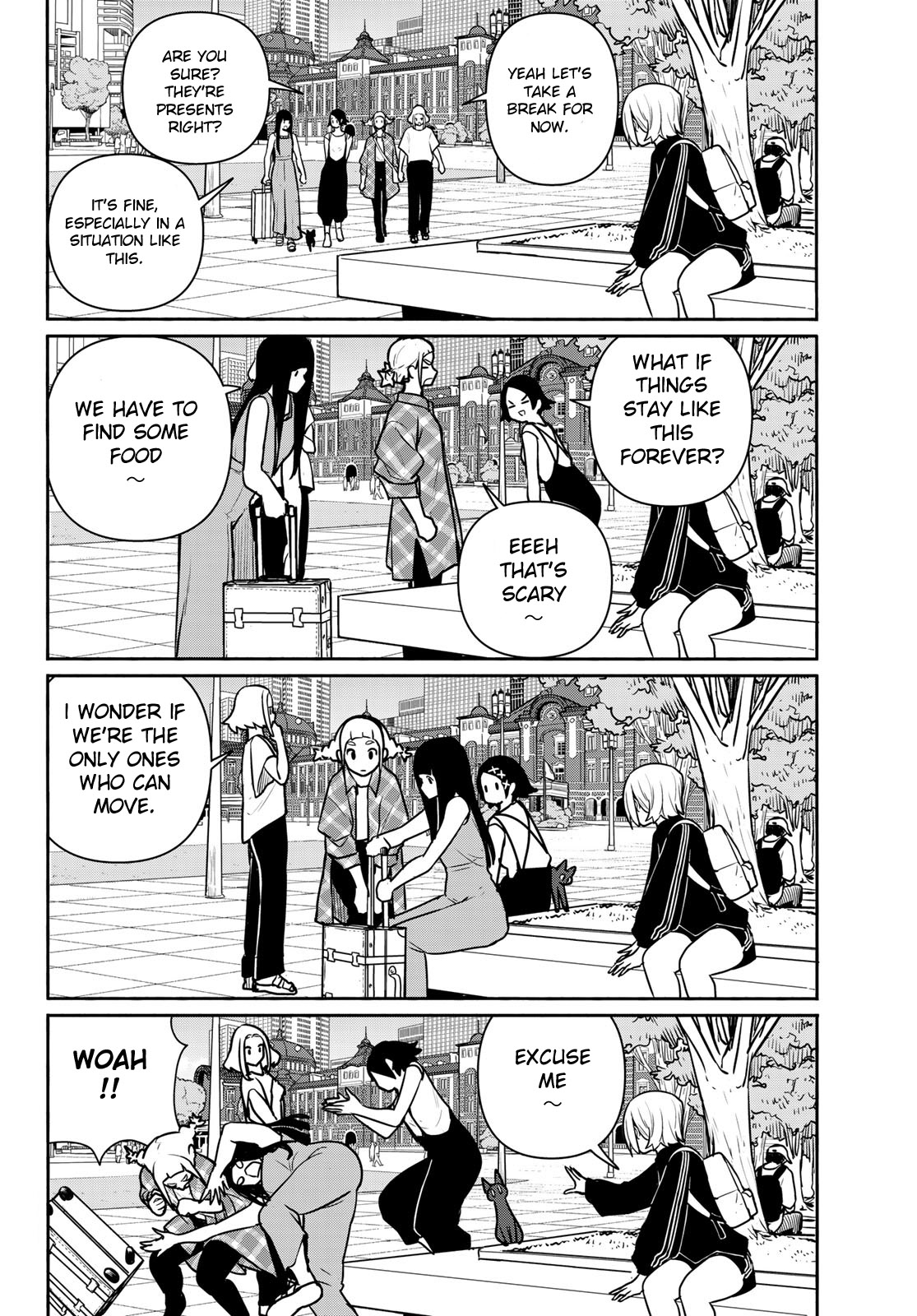 Flying Witch (ISHIZUKA Chihiro) Chapter 65 page 20 - Chapter 65: Be careful not to miss your ride