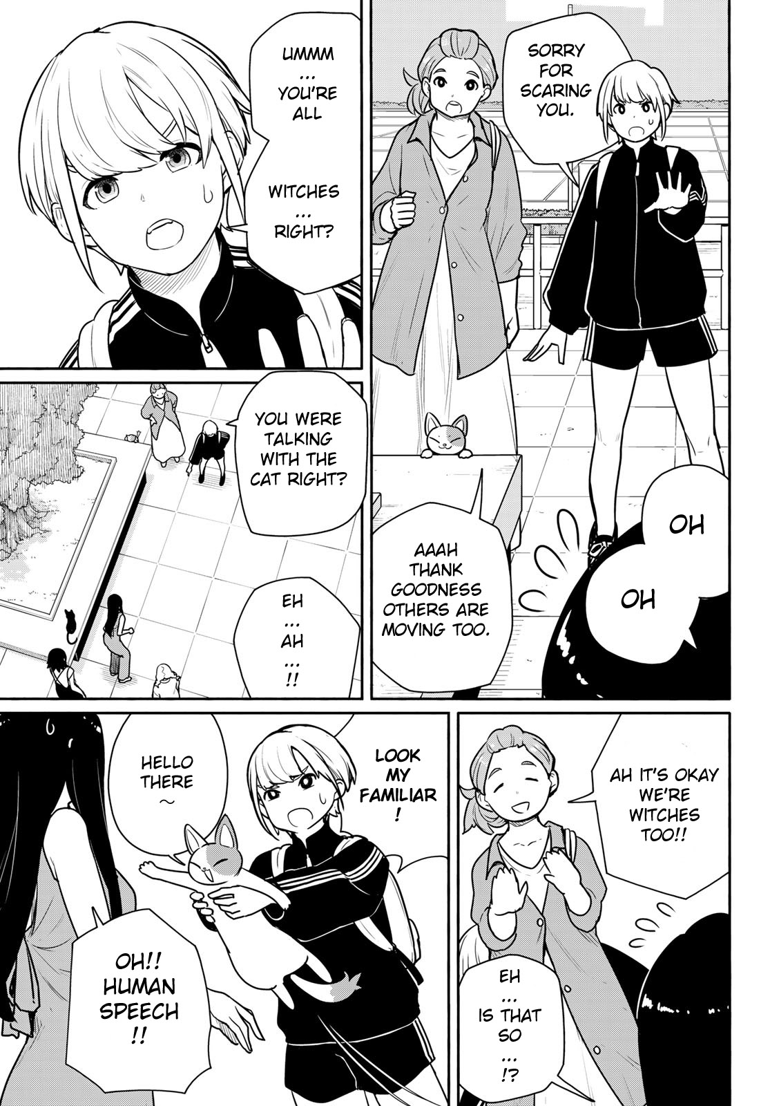 Flying Witch (ISHIZUKA Chihiro) Chapter 65 page 21 - Chapter 65: Be careful not to miss your ride
