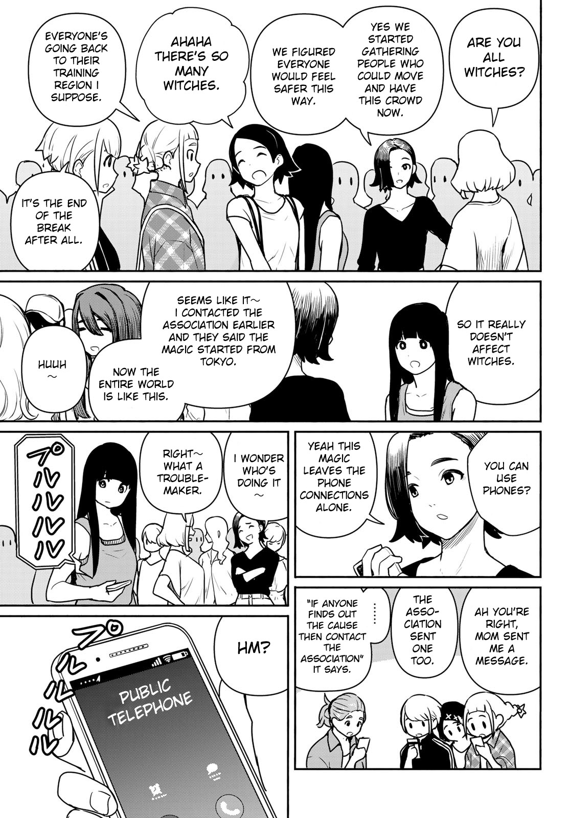 Flying Witch (ISHIZUKA Chihiro) Chapter 65 page 25 - Chapter 65: Be careful not to miss your ride