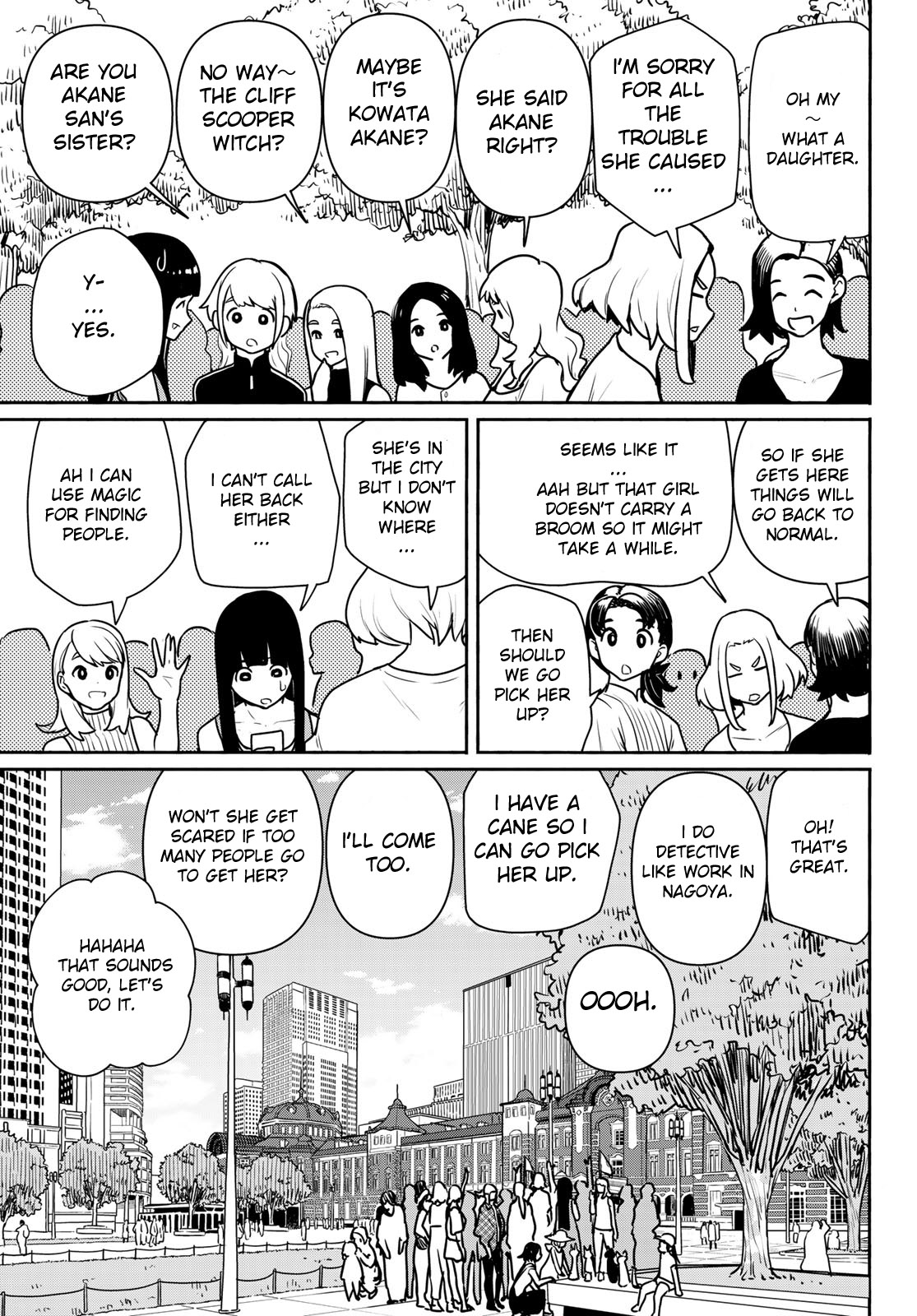 Flying Witch (ISHIZUKA Chihiro) Chapter 65 page 29 - Chapter 65: Be careful not to miss your ride