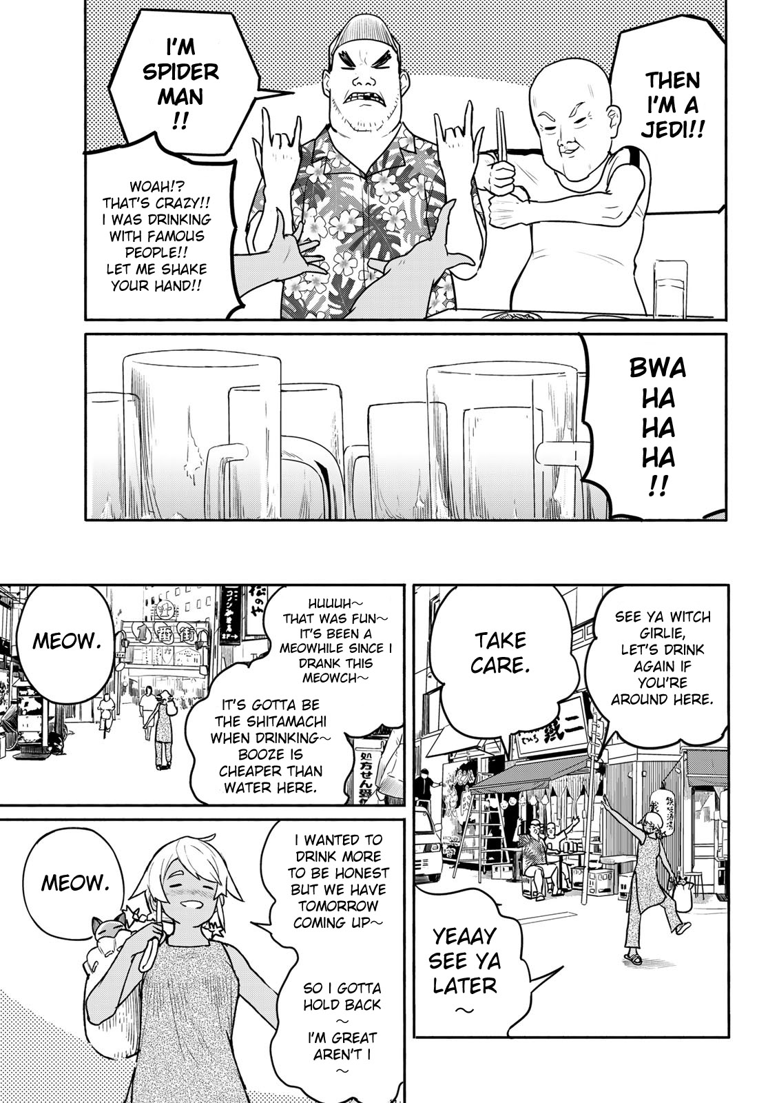 Flying Witch (ISHIZUKA Chihiro) Chapter 65 page 3 - Chapter 65: Be careful not to miss your ride