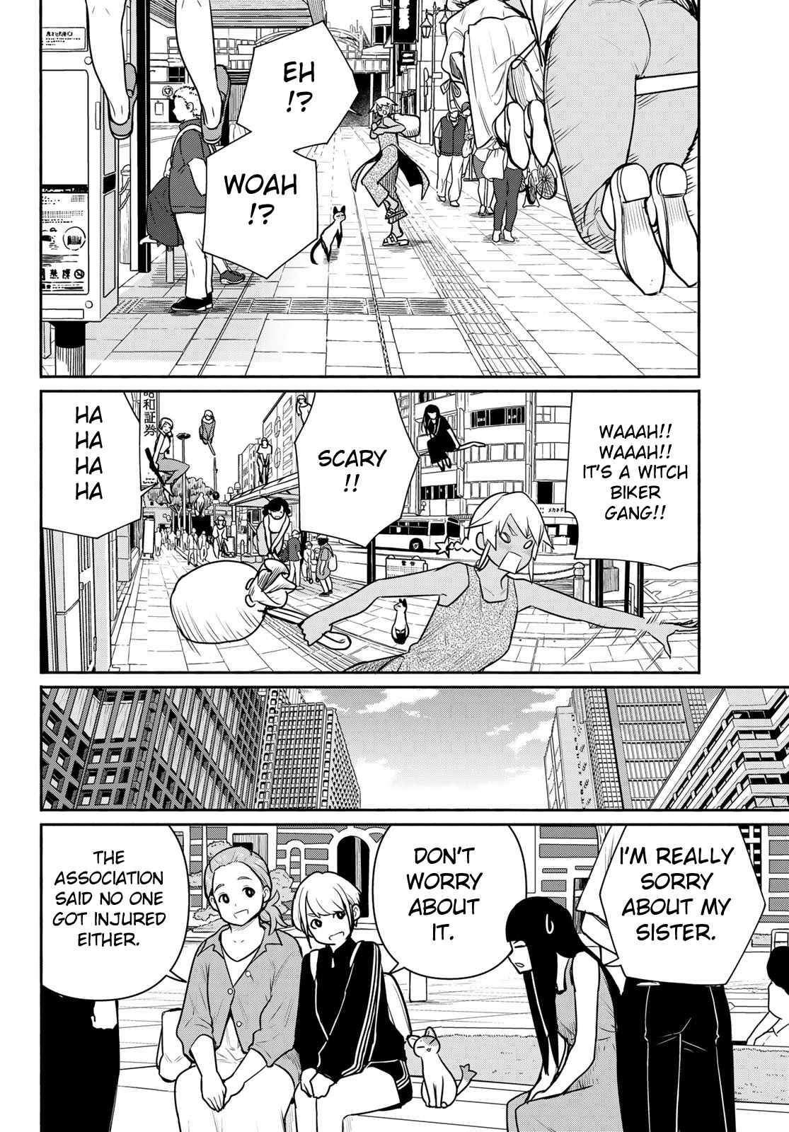 Flying Witch (ISHIZUKA Chihiro) Chapter 65 page 32 - Chapter 65: Be careful not to miss your ride