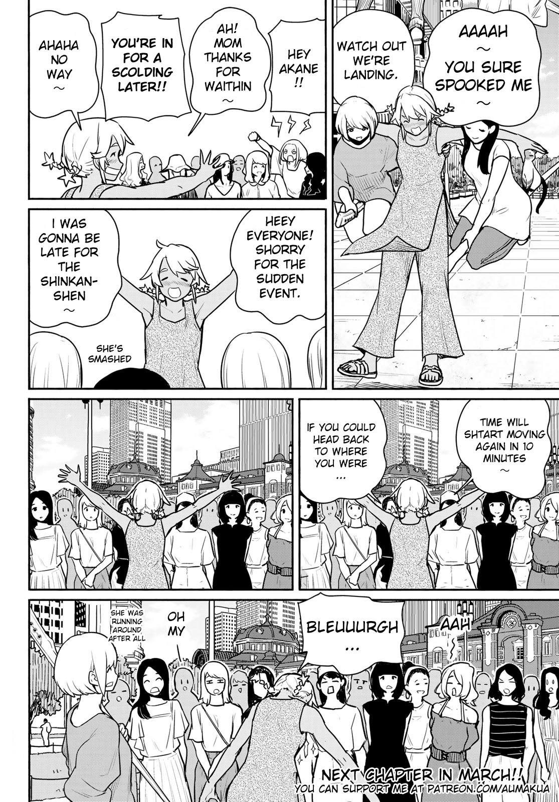 Flying Witch (ISHIZUKA Chihiro) Chapter 65 page 34 - Chapter 65: Be careful not to miss your ride