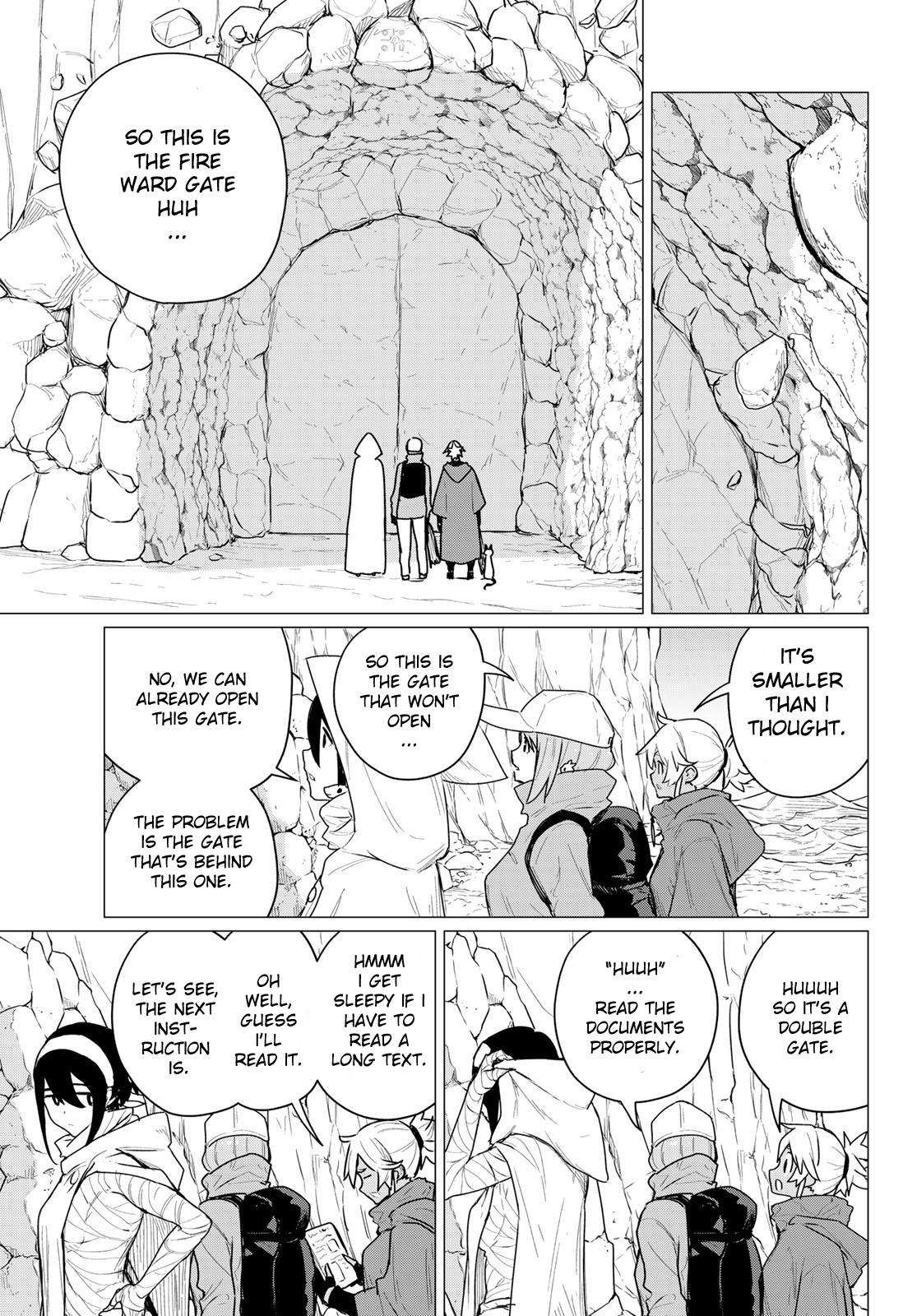 Flying Witch (ISHIZUKA Chihiro) Chapter 68 page 21 - Chapter 68: The fire ward gate