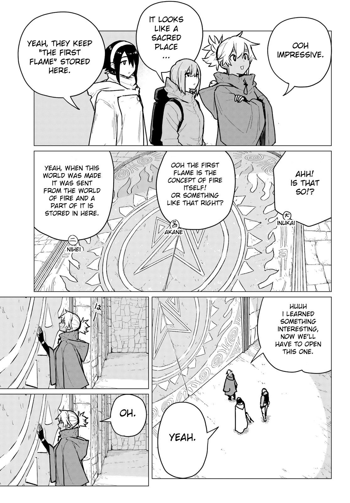 Flying Witch (ISHIZUKA Chihiro) Chapter 69 page 14 - Chapter 69: Rock at the first gate, pot at the second