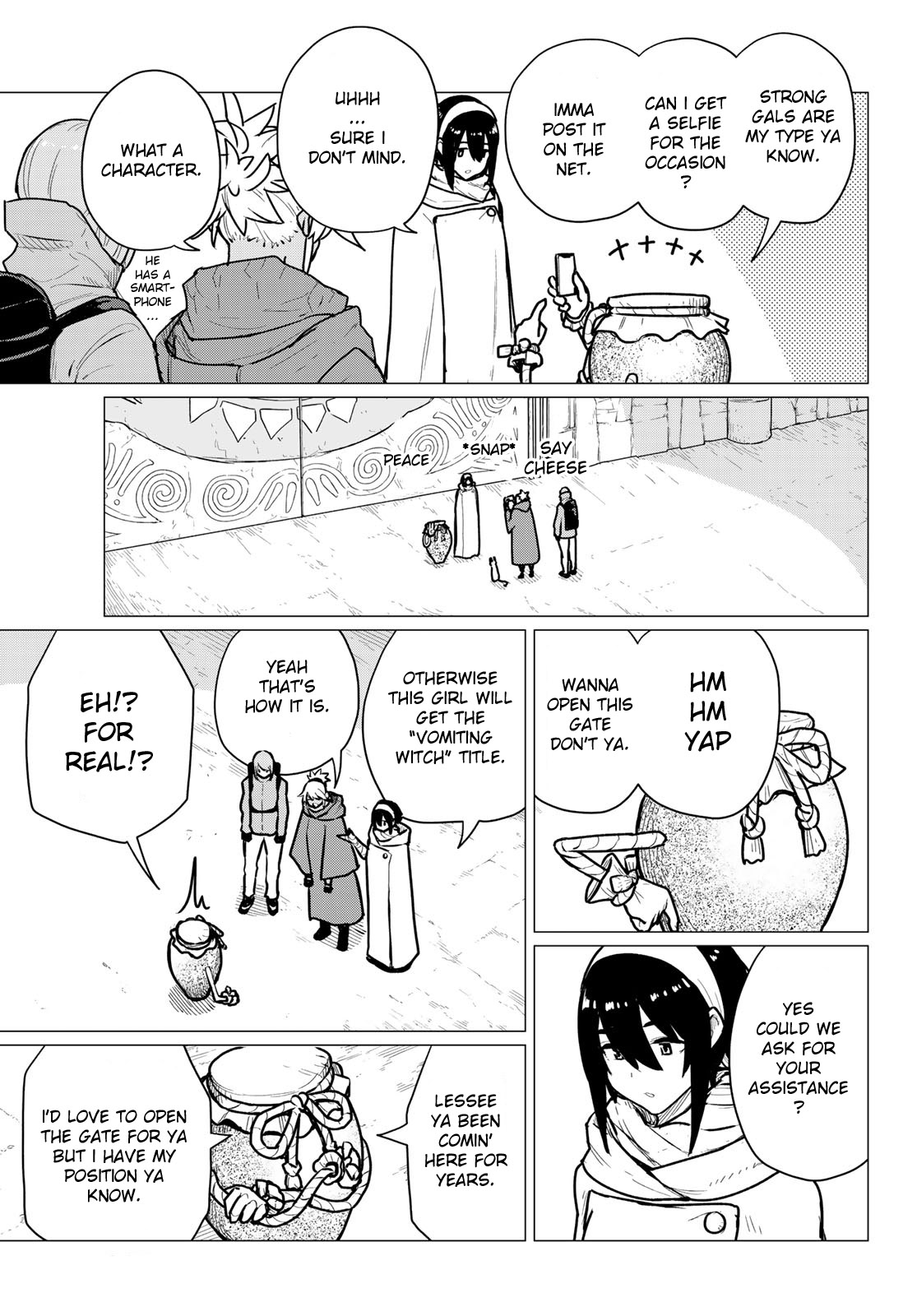 Flying Witch (ISHIZUKA Chihiro) Chapter 69 page 18 - Chapter 69: Rock at the first gate, pot at the second