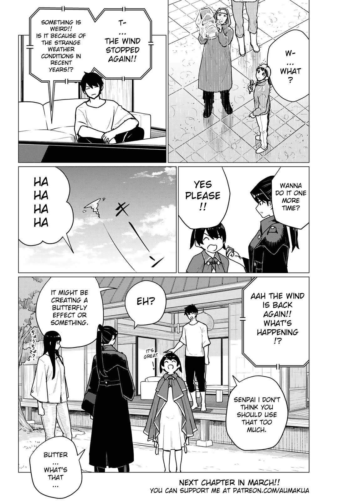 Flying Witch (ISHIZUKA Chihiro) Chapter 71 page 24 - Chapter 71: Senpai, robes, picture book, typhoon