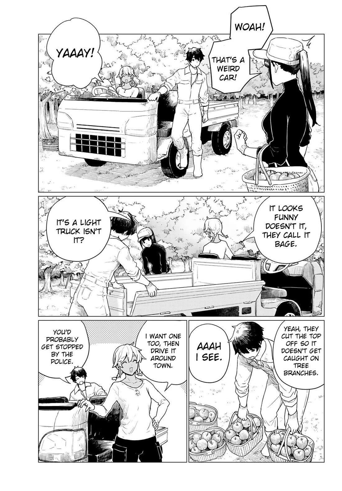 Flying Witch (ISHIZUKA Chihiro) Chapter 78 page 3 - Chapter 78: The beast knows leaved flavors