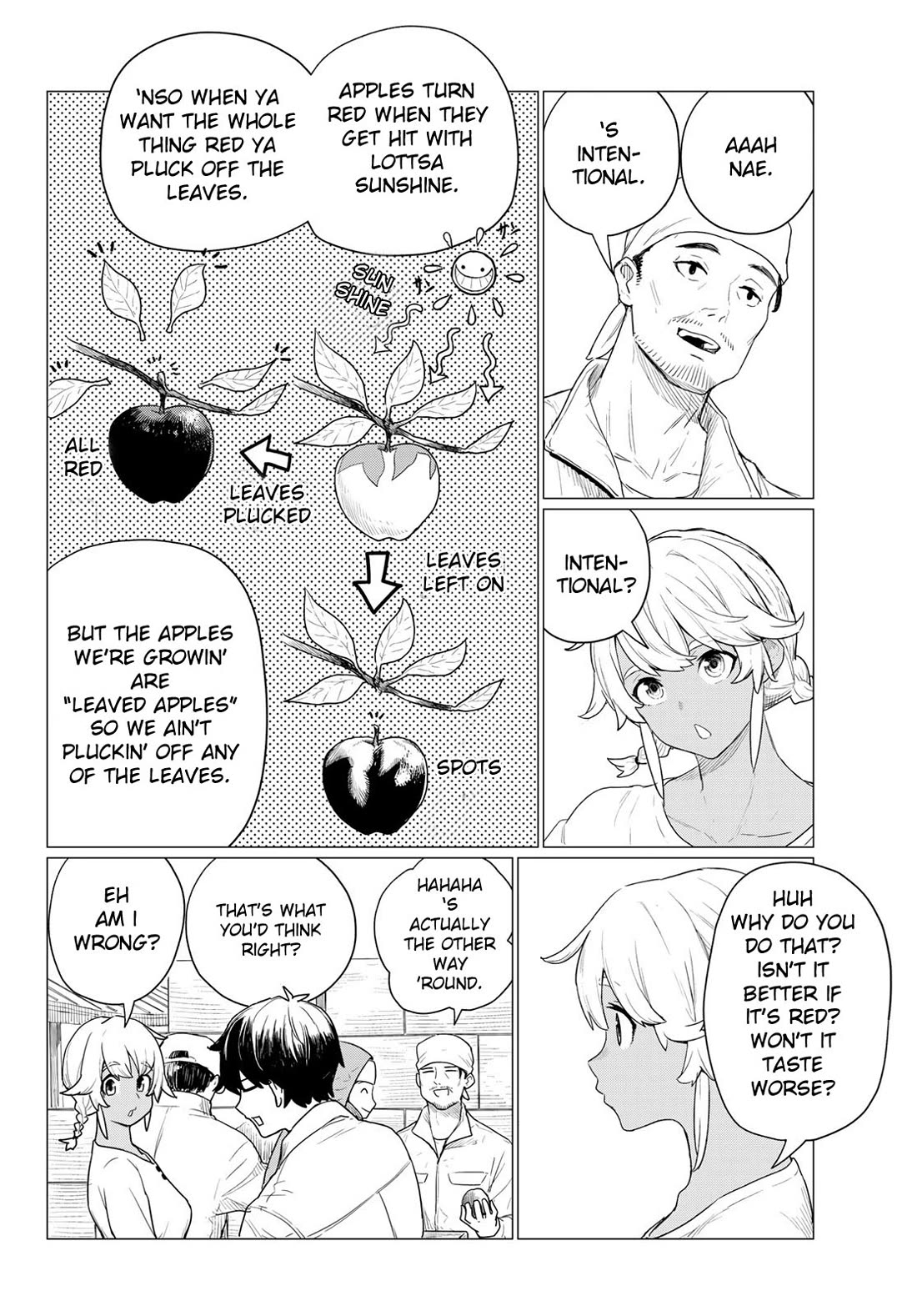 Flying Witch (ISHIZUKA Chihiro) Chapter 78 page 8 - Chapter 78: The beast knows leaved flavors