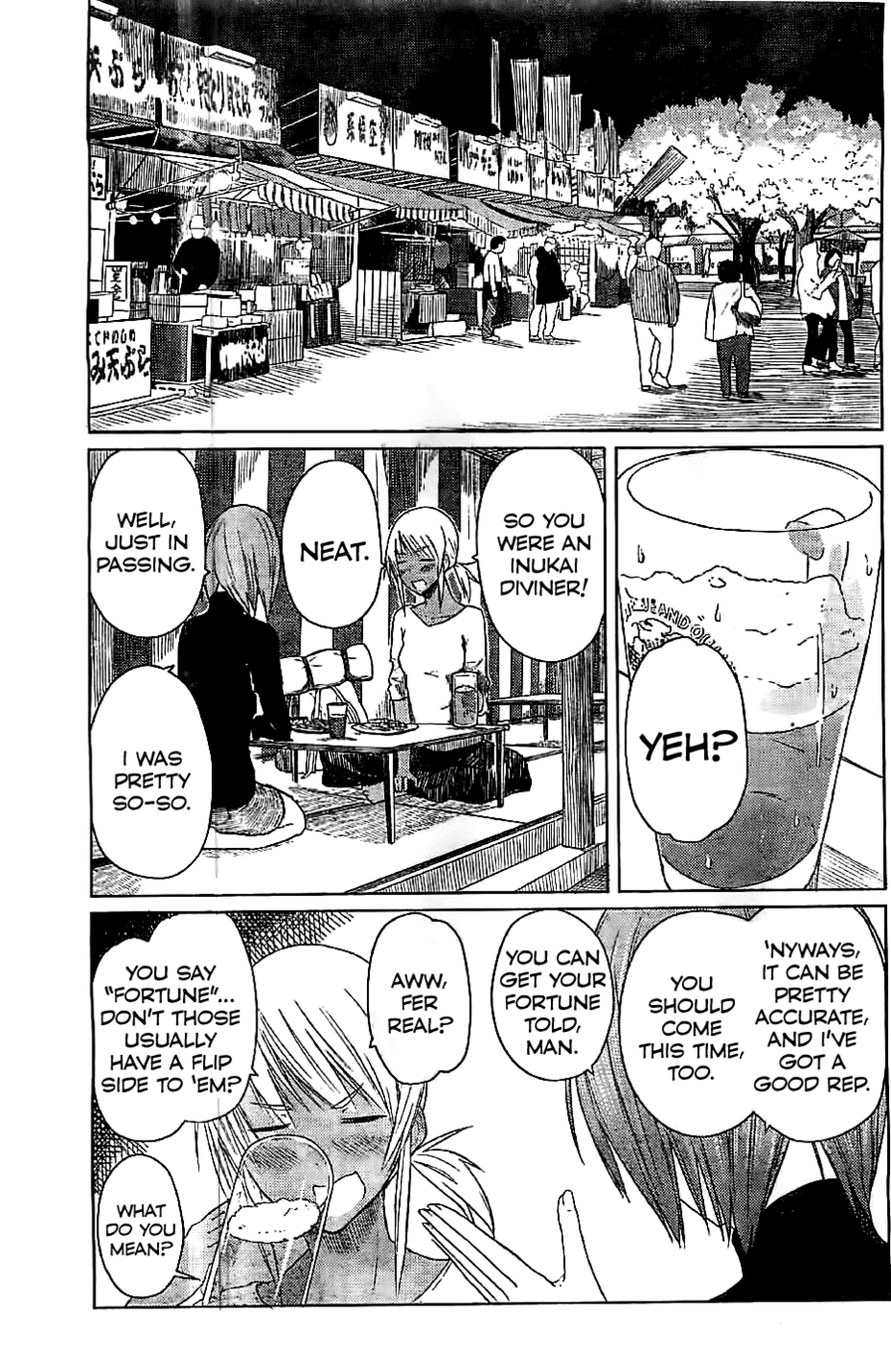 Flying Witch (ISHIZUKA Chihiro) Chapter 8 page 1 - Chapter 8: Diviner Among The Cherry Blossoms