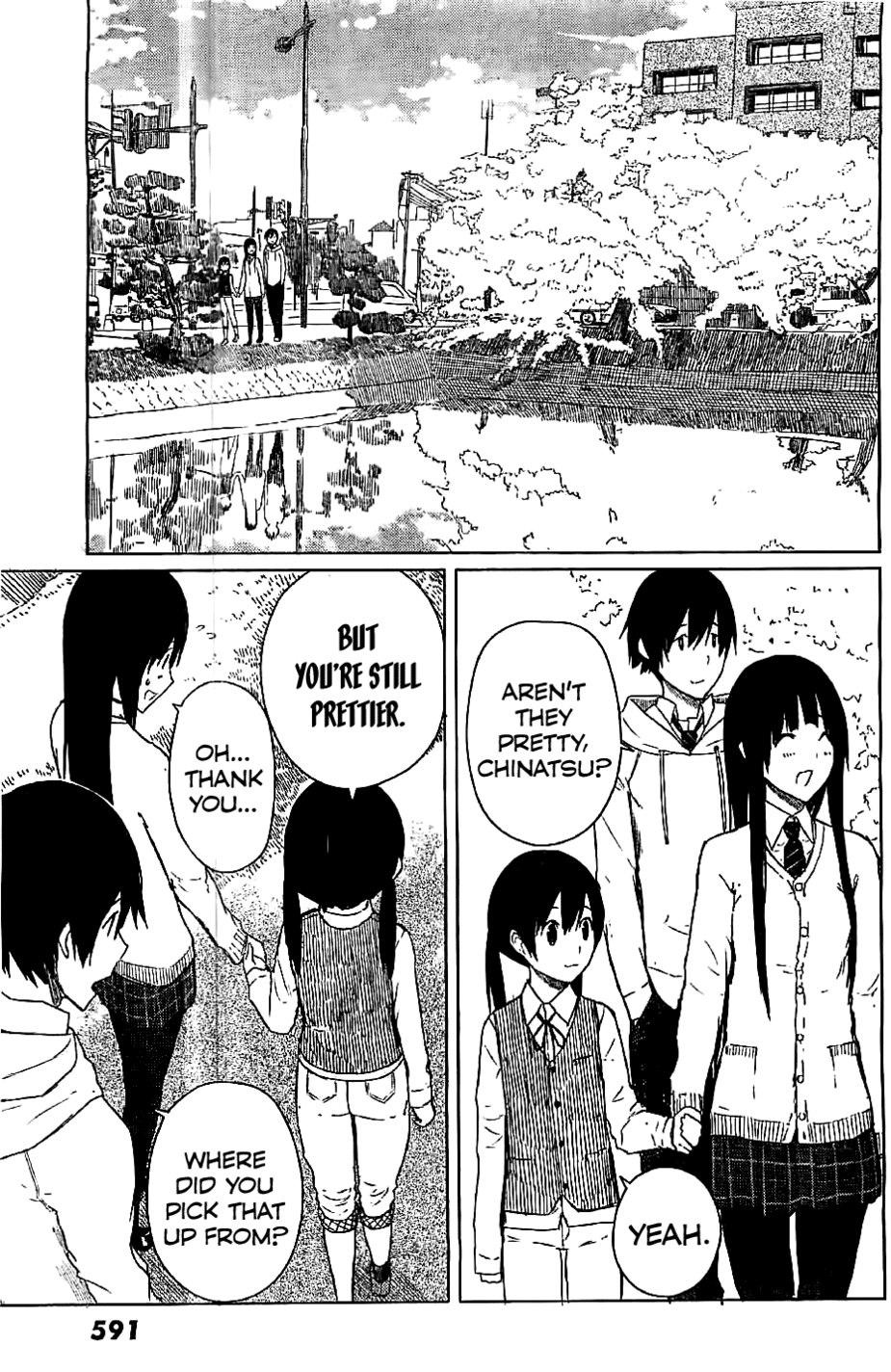 Flying Witch (ISHIZUKA Chihiro) Chapter 8 page 5 - Chapter 8: Diviner Among The Cherry Blossoms