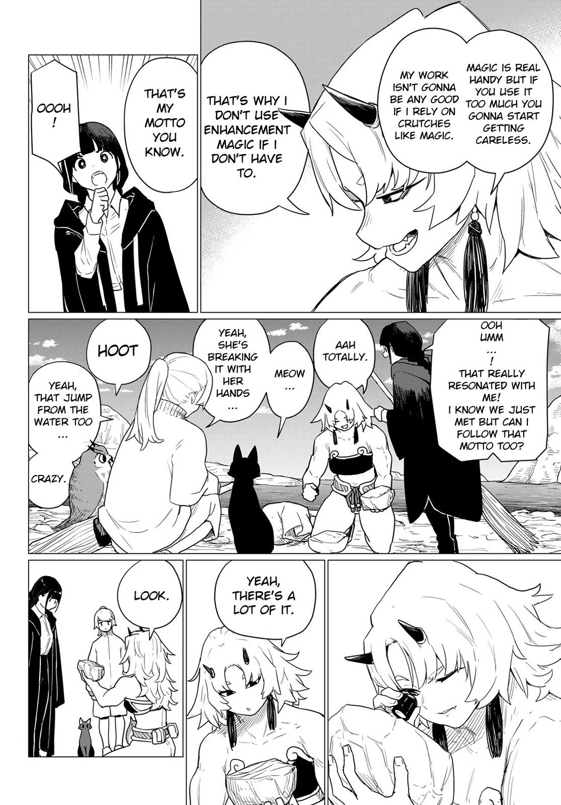 Flying Witch (ISHIZUKA Chihiro) Chapter 80 page 10 - Chapter 80: Rocks, traps and fists