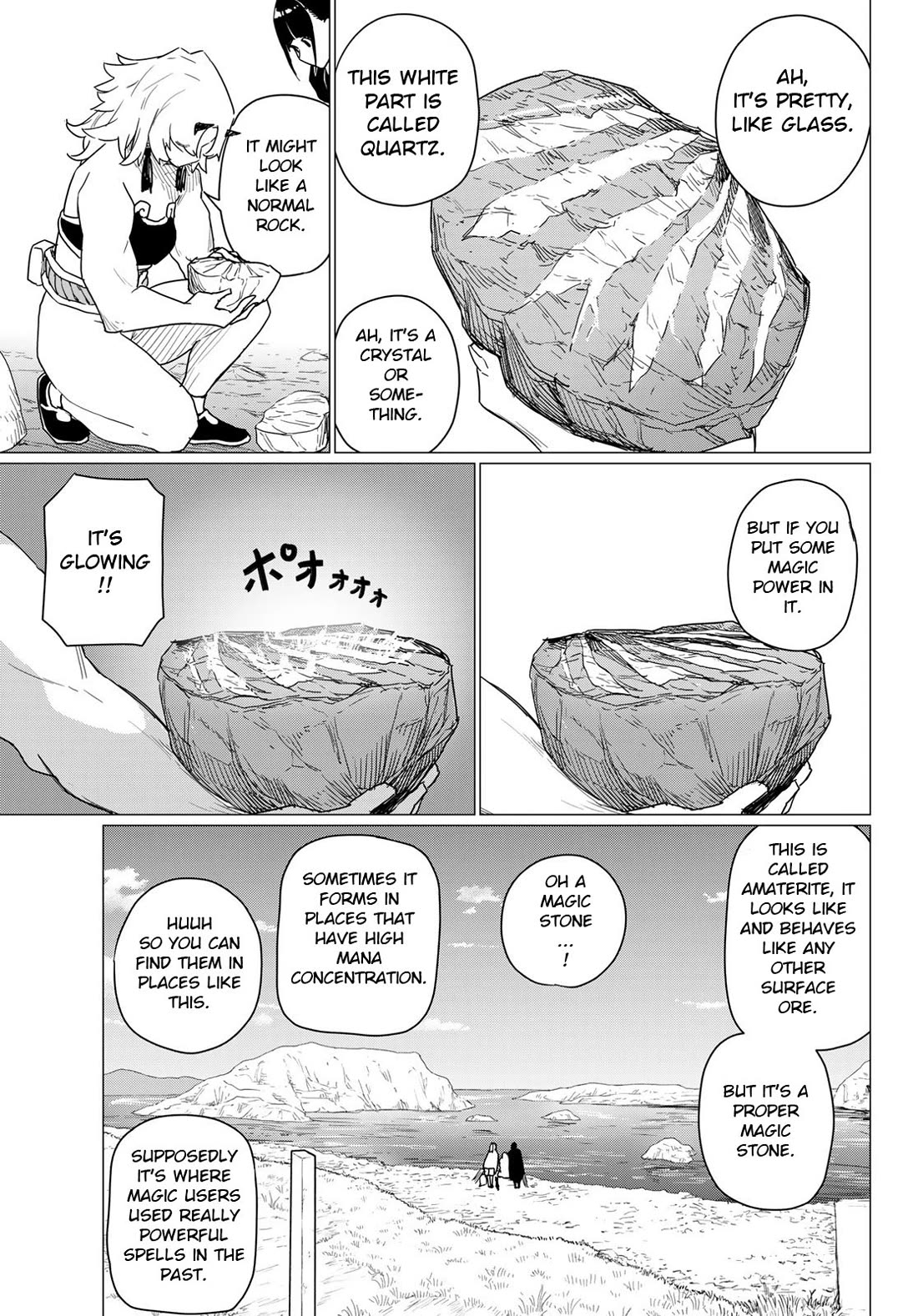Flying Witch (ISHIZUKA Chihiro) Chapter 80 page 11 - Chapter 80: Rocks, traps and fists