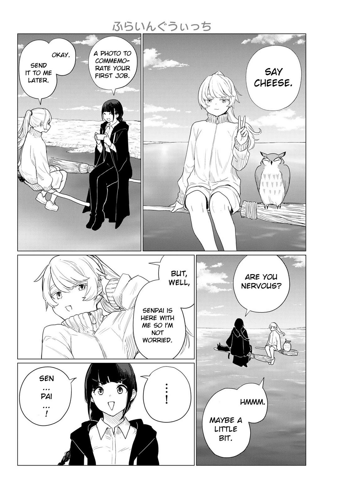 Flying Witch (ISHIZUKA Chihiro) Chapter 80 page 2 - Chapter 80: Rocks, traps and fists