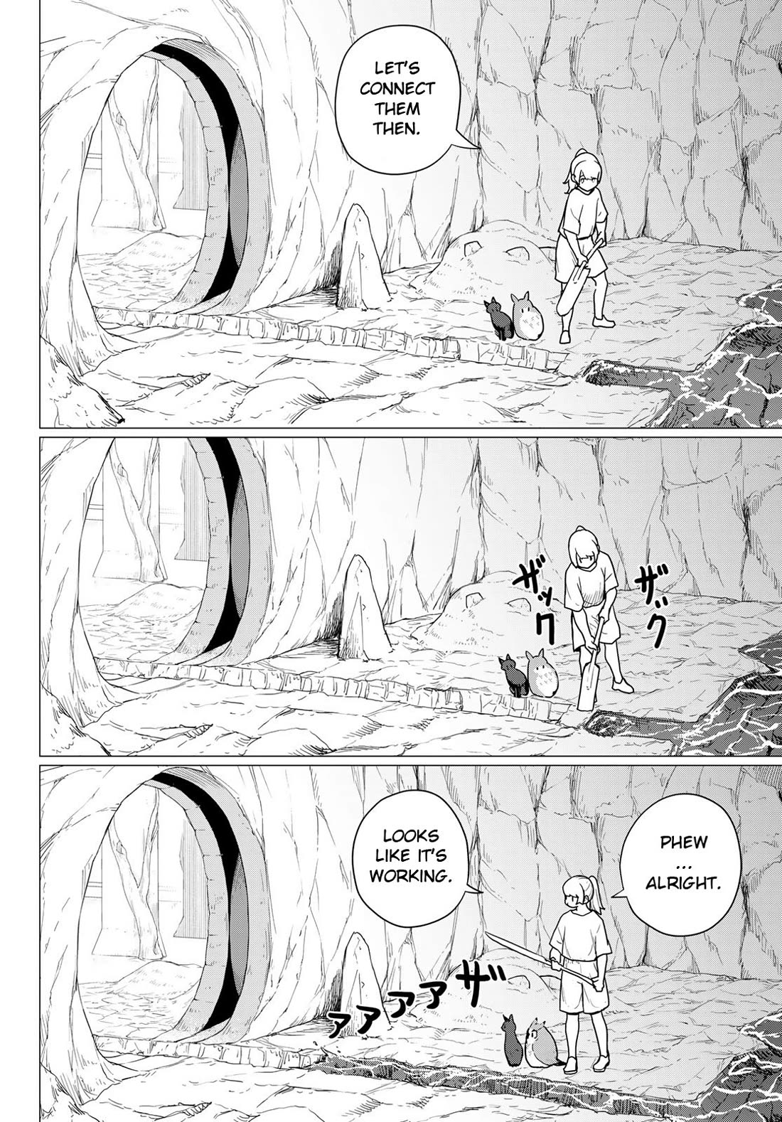 Flying Witch (ISHIZUKA Chihiro) Chapter 80 page 32 - Chapter 80: Rocks, traps and fists