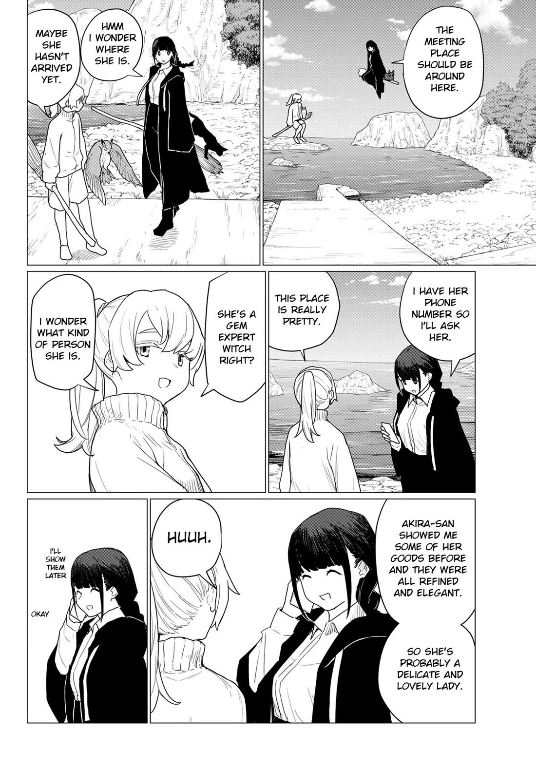 Flying Witch (ISHIZUKA Chihiro) Chapter 80 page 4 - Chapter 80: Rocks, traps and fists
