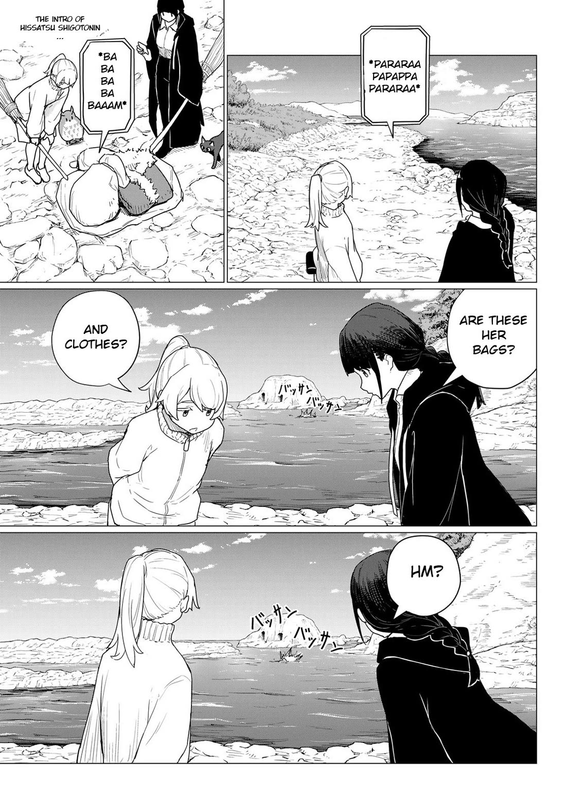 Flying Witch (ISHIZUKA Chihiro) Chapter 80 page 5 - Chapter 80: Rocks, traps and fists