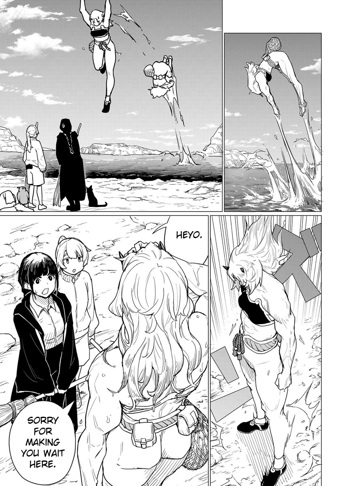 Flying Witch (ISHIZUKA Chihiro) Chapter 80 page 7 - Chapter 80: Rocks, traps and fists
