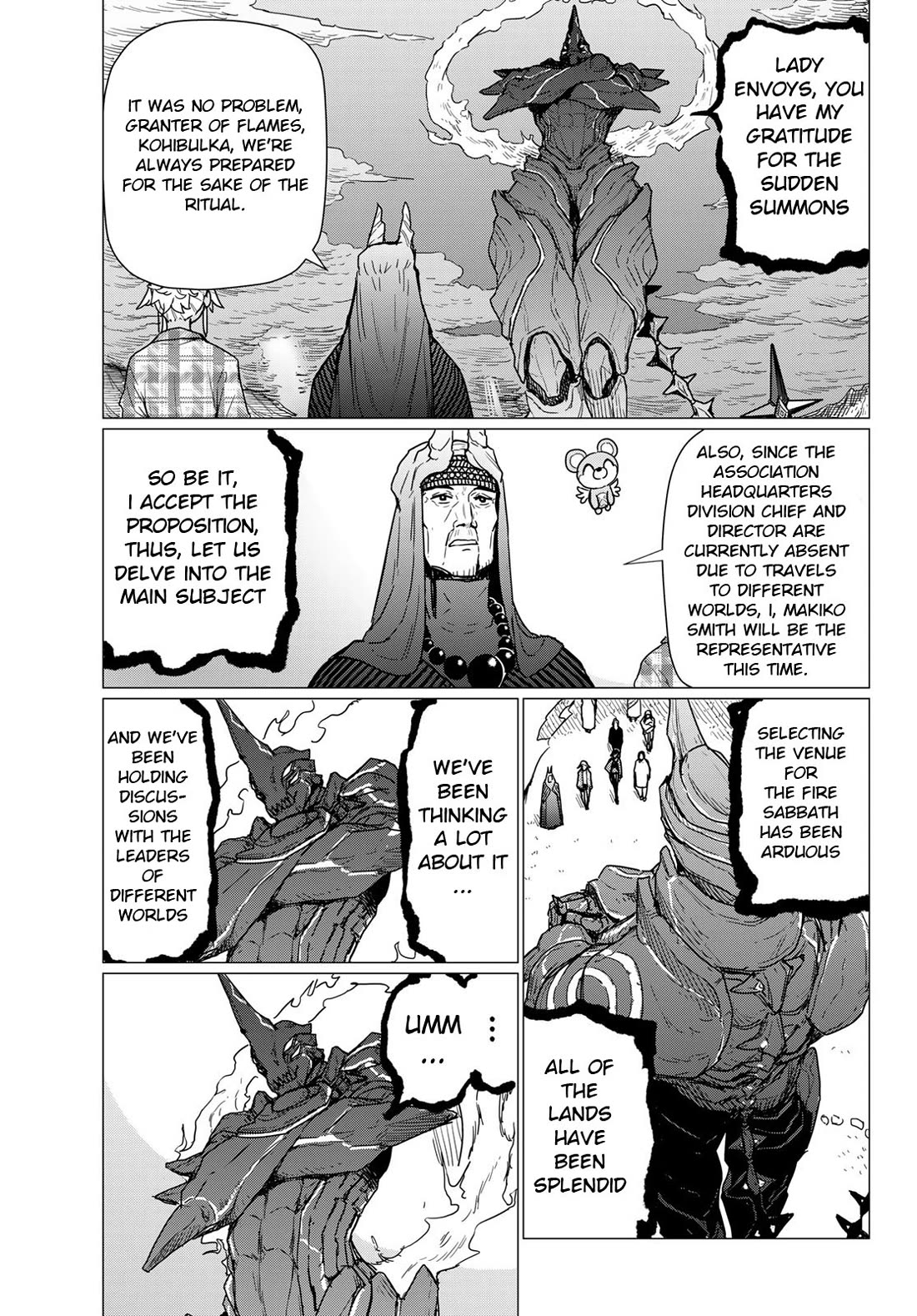 Flying Witch (ISHIZUKA Chihiro) Chapter 81 page 19 - Chapter 81: The fire god is indecisive