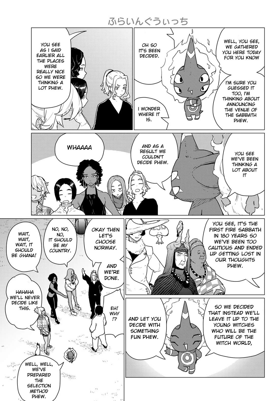 Flying Witch (ISHIZUKA Chihiro) Chapter 81 page 21 - Chapter 81: The fire god is indecisive