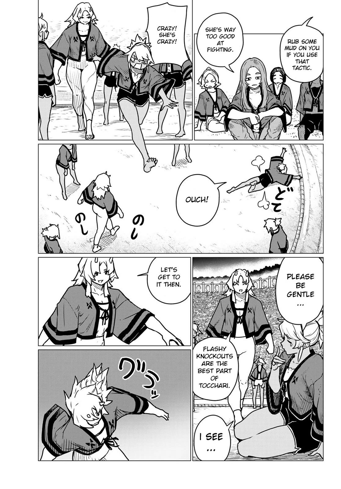 Flying Witch (ISHIZUKA Chihiro) Chapter 83 page 11 - Chapter 83: Knockouts are the best part of tocchari