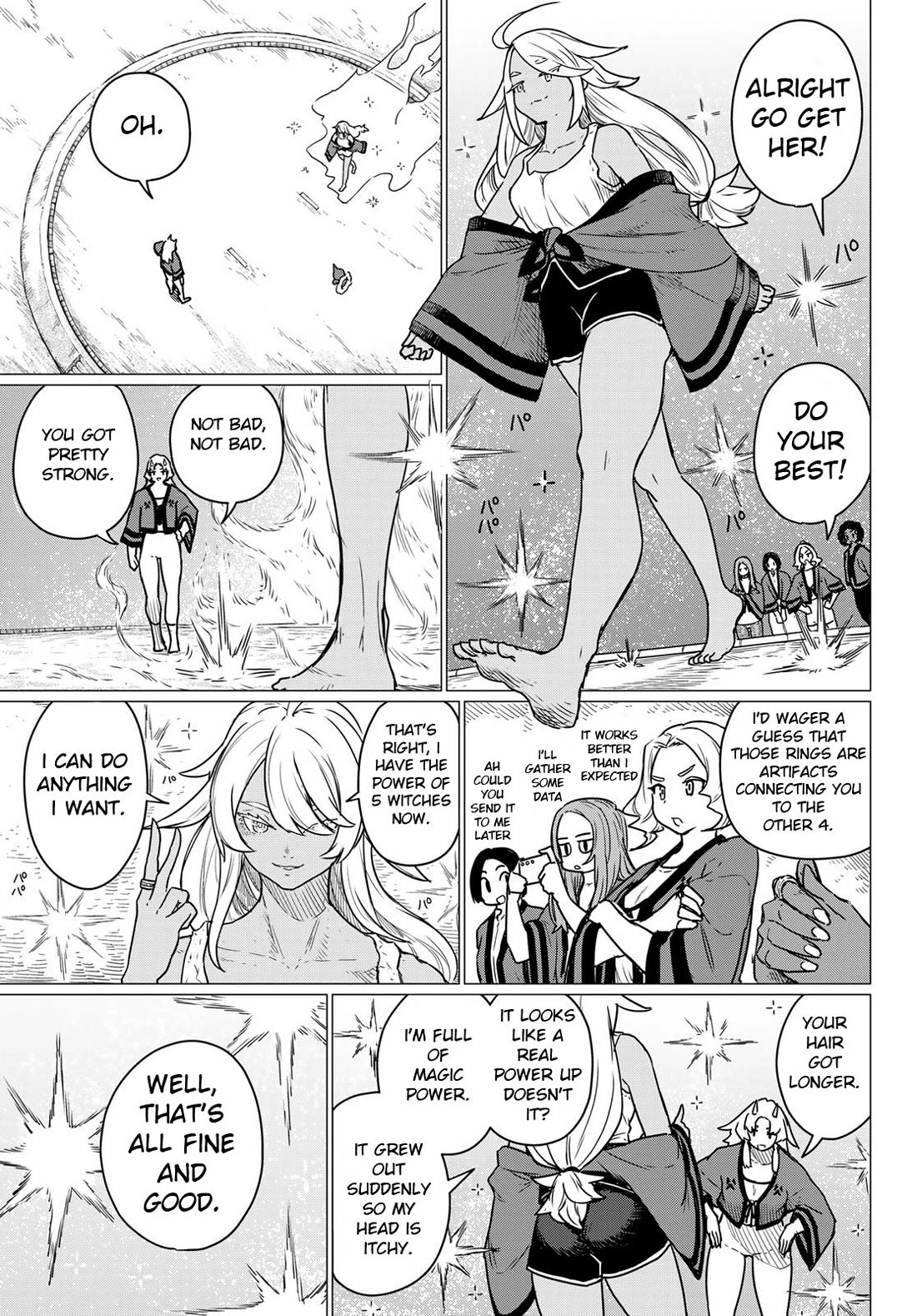 Flying Witch (ISHIZUKA Chihiro) Chapter 83 page 21 - Chapter 83: Knockouts are the best part of tocchari