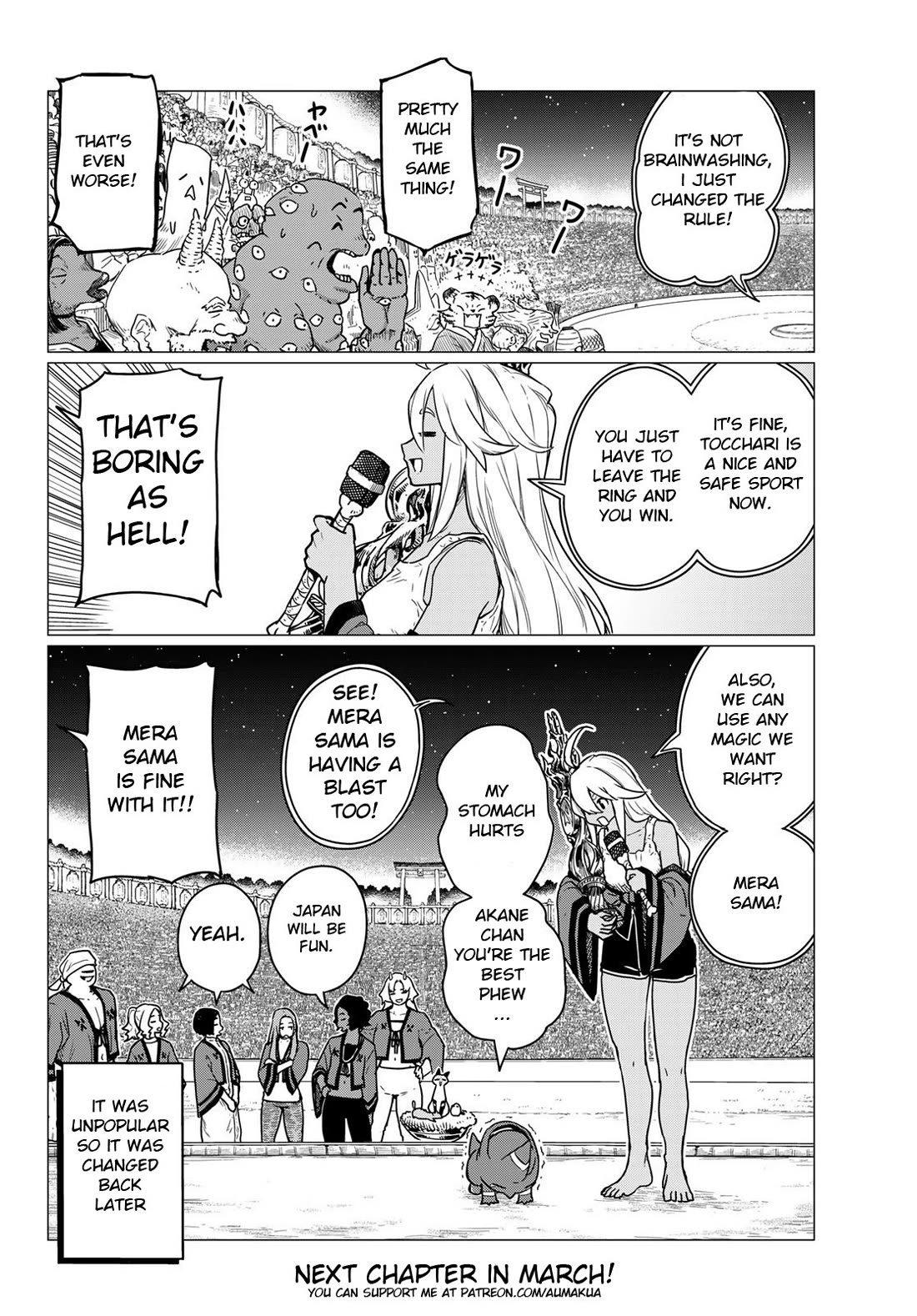 Flying Witch (ISHIZUKA Chihiro) Chapter 83 page 34 - Chapter 83: Knockouts are the best part of tocchari