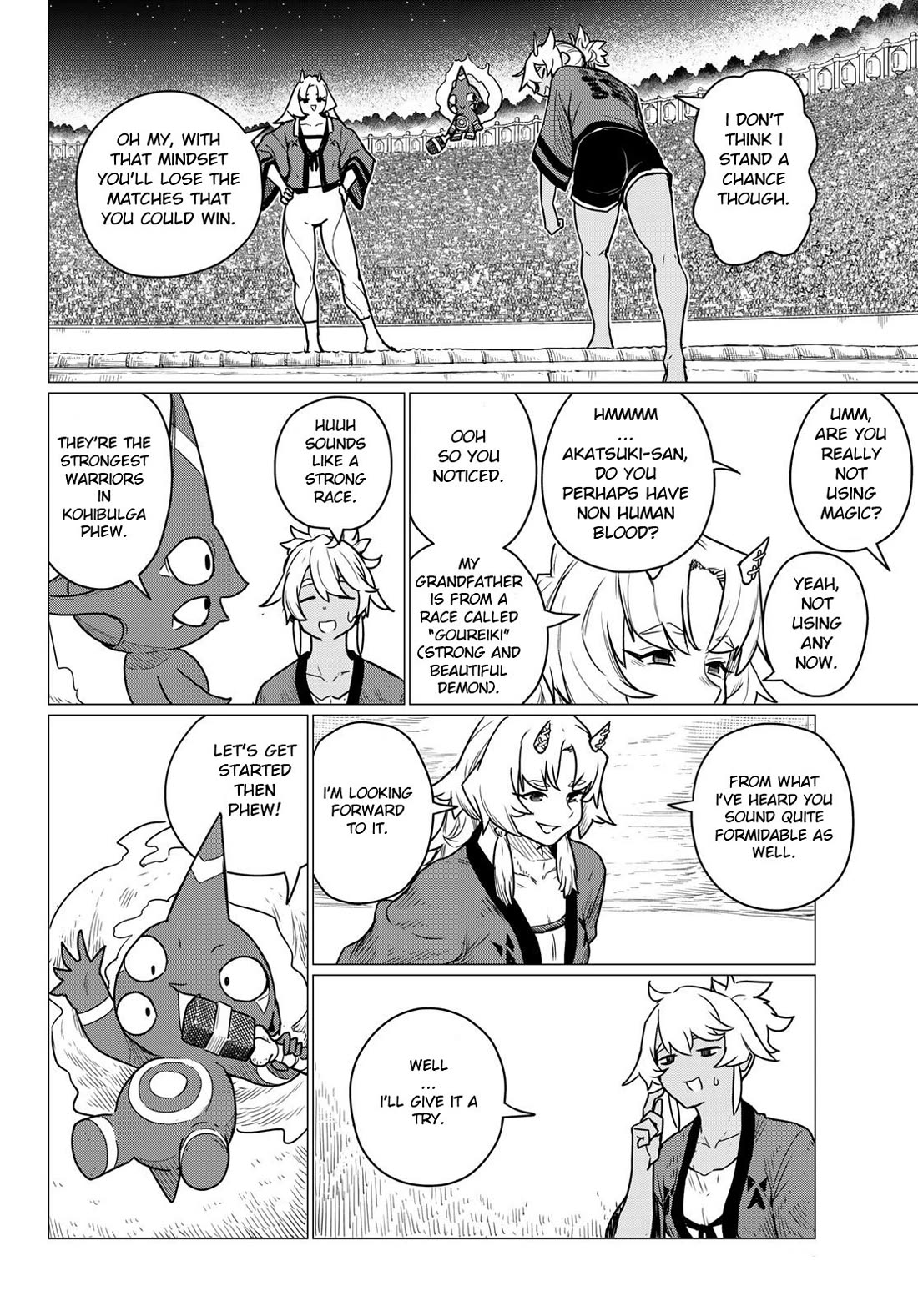 Flying Witch (ISHIZUKA Chihiro) Chapter 83 page 6 - Chapter 83: Knockouts are the best part of tocchari