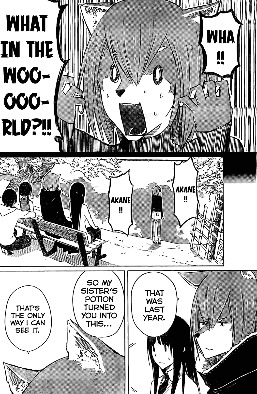 Flying Witch (ISHIZUKA Chihiro) Chapter 9 page 6 - Chapter 9: Dogwitch and Sisterwitch