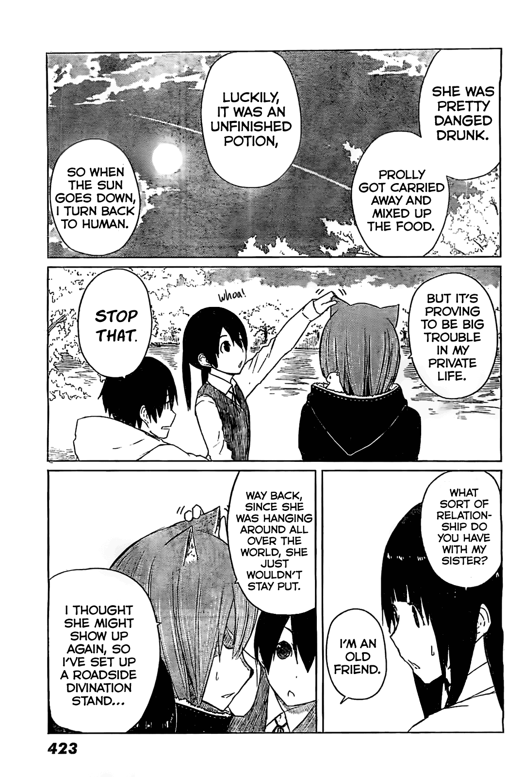 Flying Witch (ISHIZUKA Chihiro) Chapter 9 page 7 - Chapter 9: Dogwitch and Sisterwitch