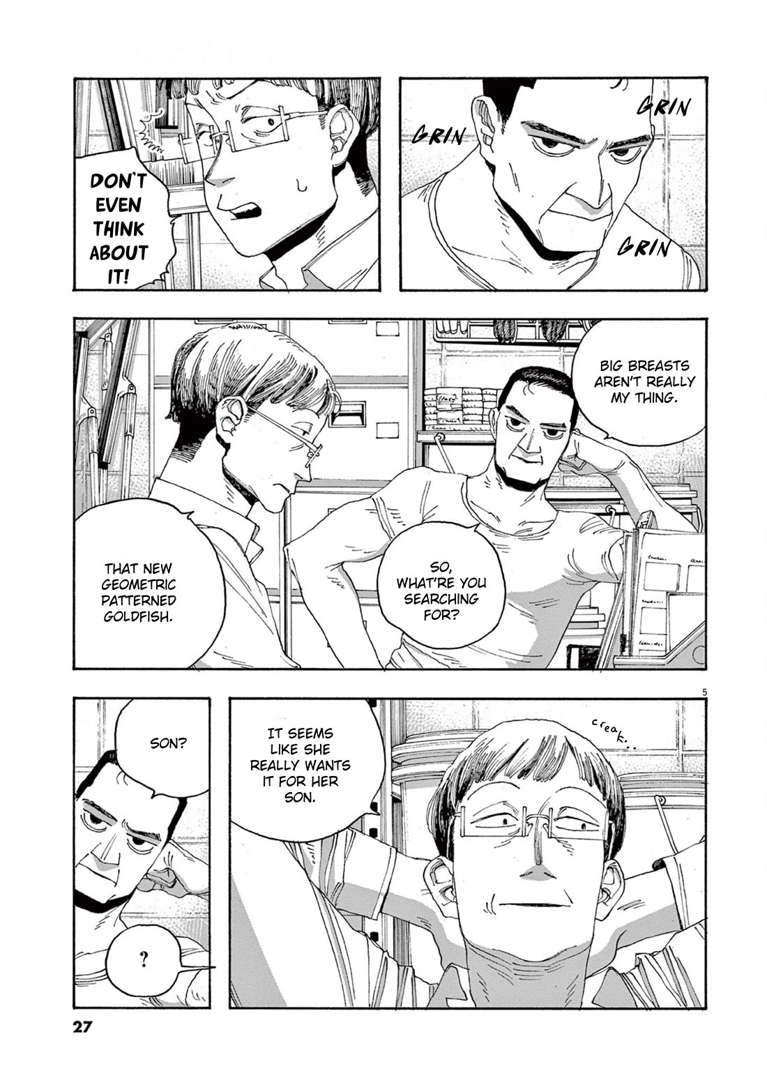 Fool Night Chapter 37 page 5 - Chapter 37: Don't Make Such A Sad Face