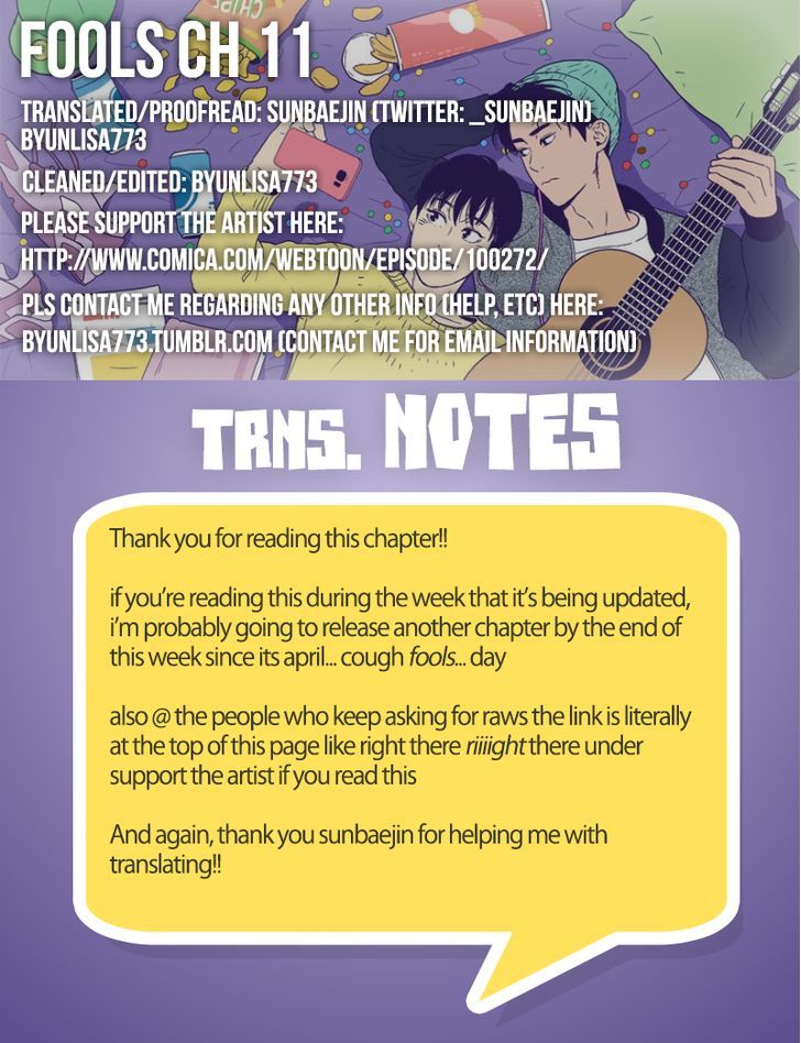 Fools Chapter 11 page 20 - Chapter 11