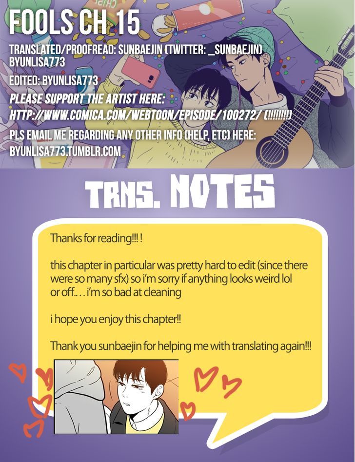 Fools Chapter 15 page 1 - Chapter 15