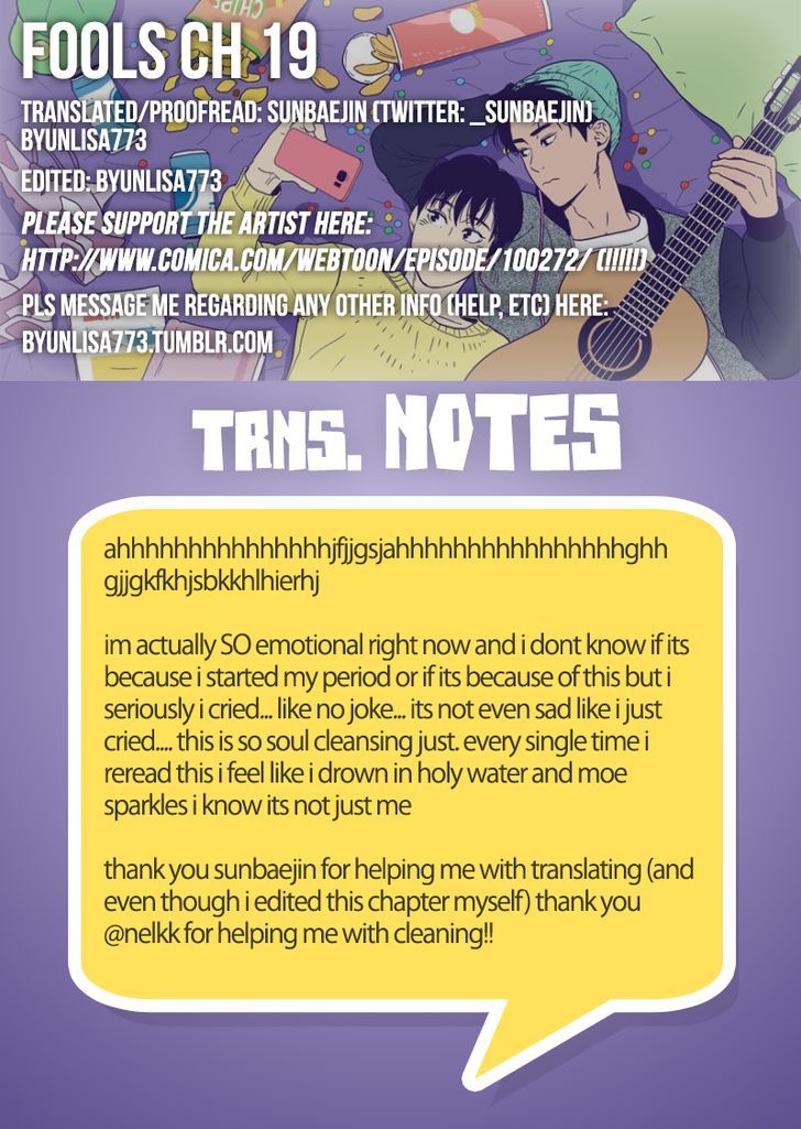 Fools Chapter 19 page 1 - Chapter 19
