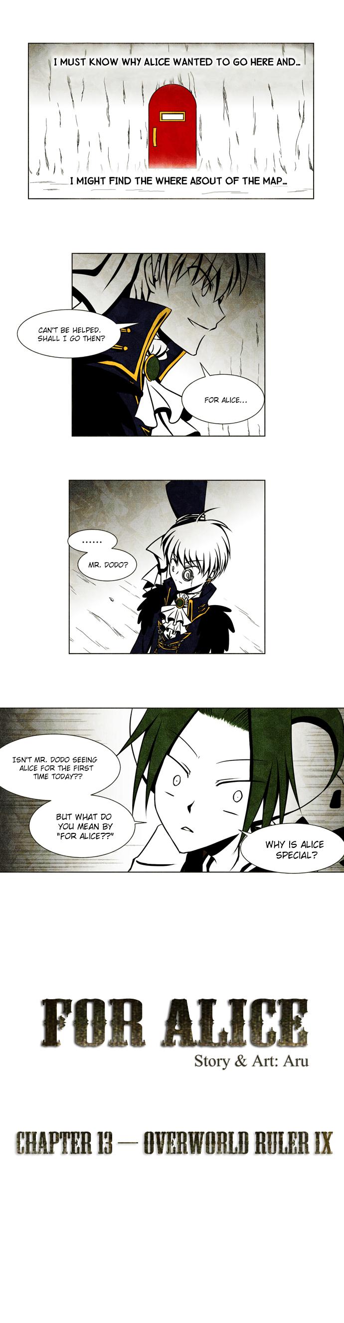 For Alice Chapter 13 page 5 - Chapter 13 : Overworld Ruler IX