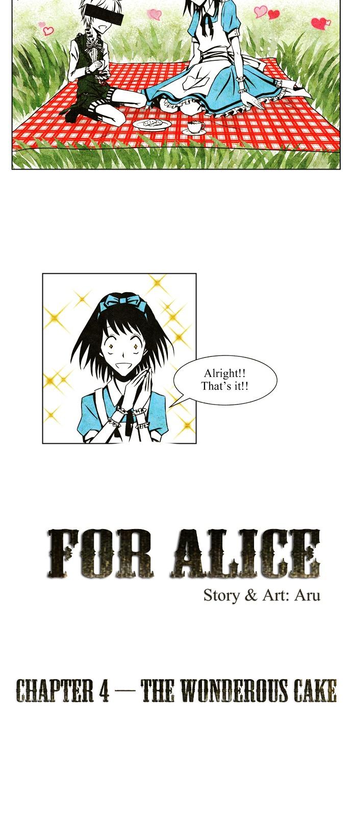 For Alice Chapter 4 page 3 - Chapter 4 : The Wonderous Cake