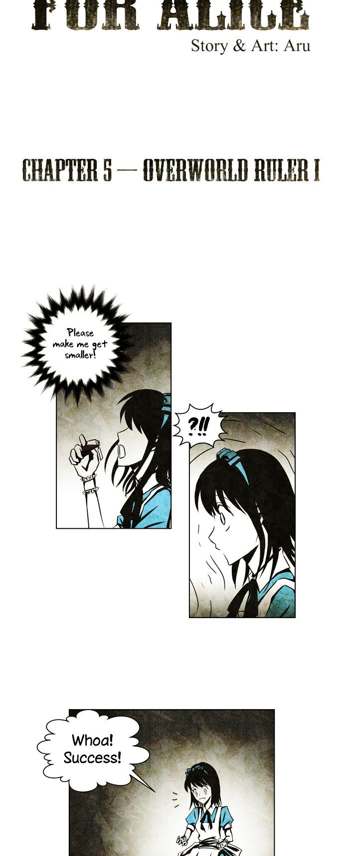 For Alice Chapter 5 page 2 - Chapter 5 : Overworld Ruler I