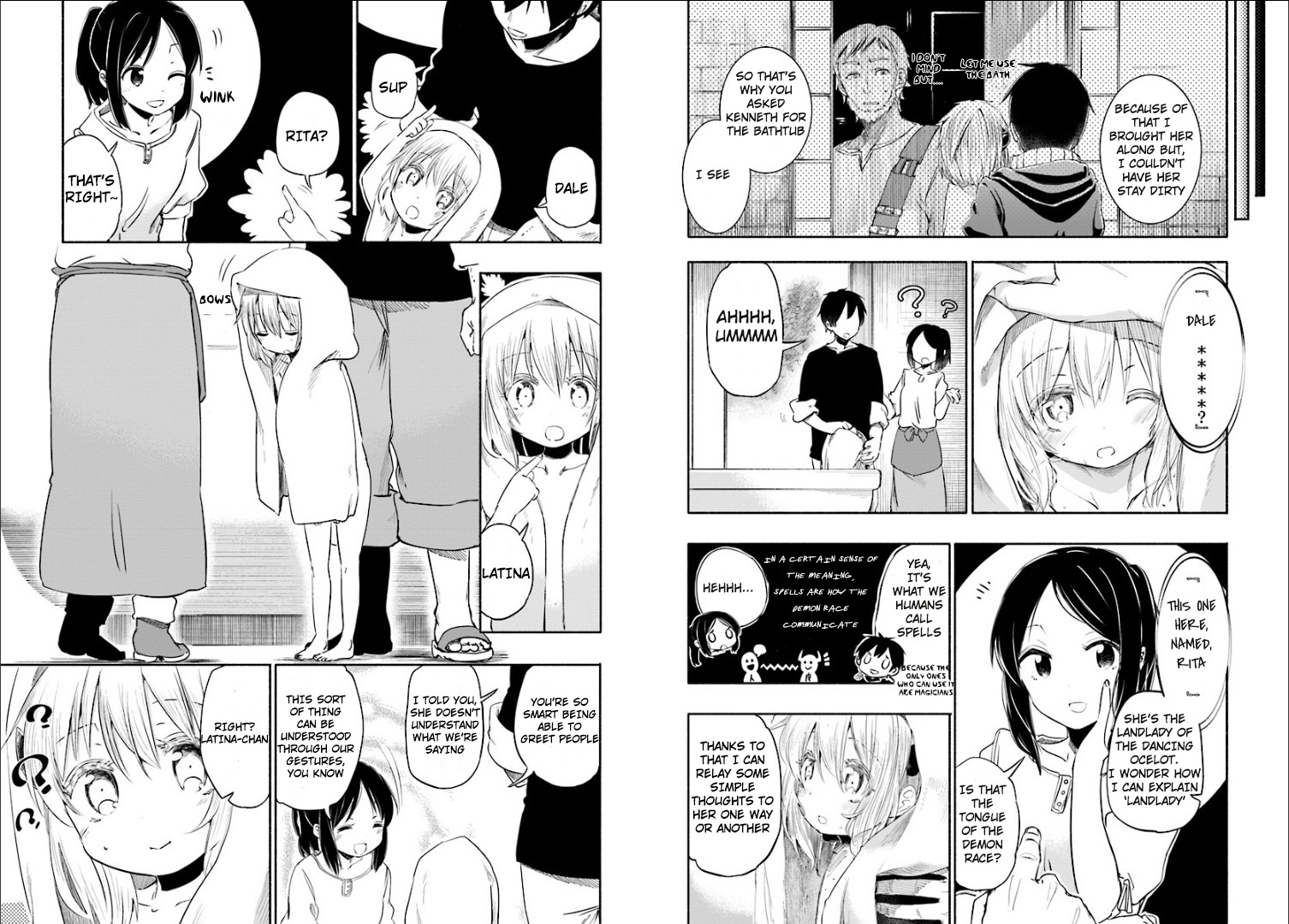 For My Daughter, I Might Even Be Able to Defeat the Demon King Chapter 1 page 7 - Chapter 1: Youth, Meeting With the Young Girl